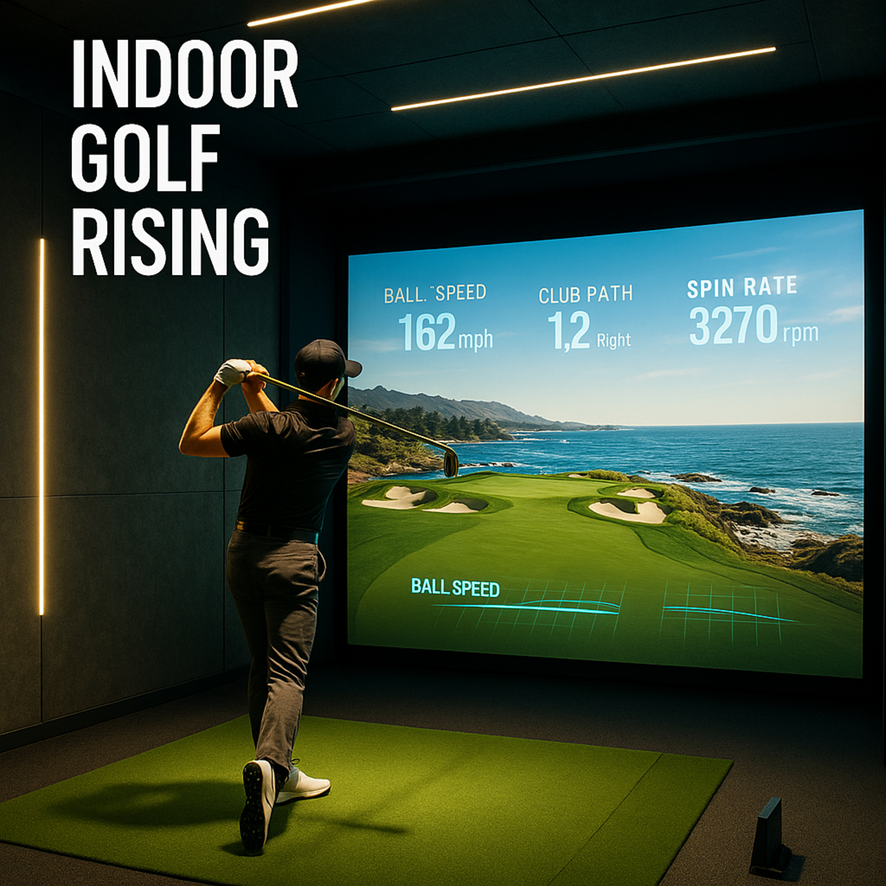 #418 Zukunft des Golf-Trainings: Indoor Golf und Simulatoren