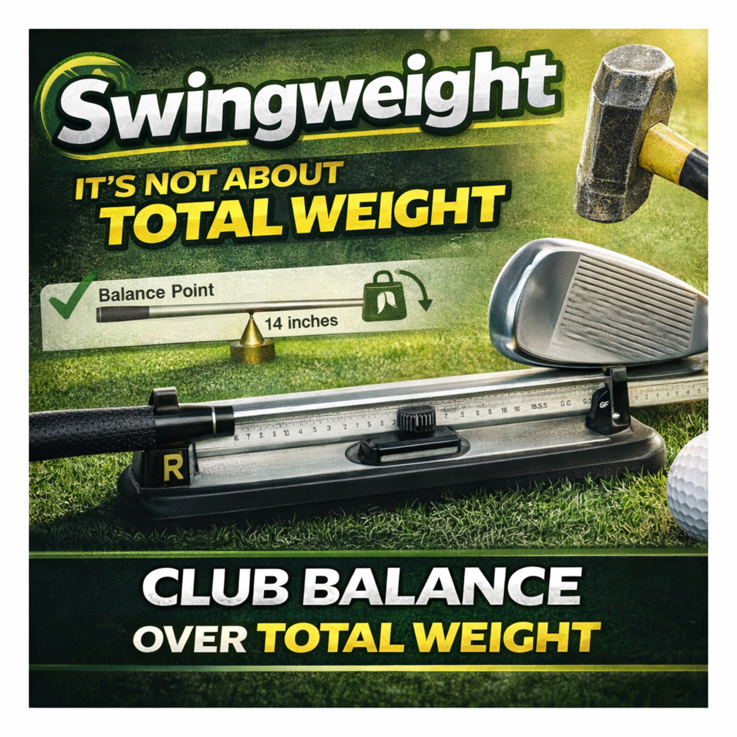 #458 Swingweight Explained – Why Club Balance Matters More Than Total Weight