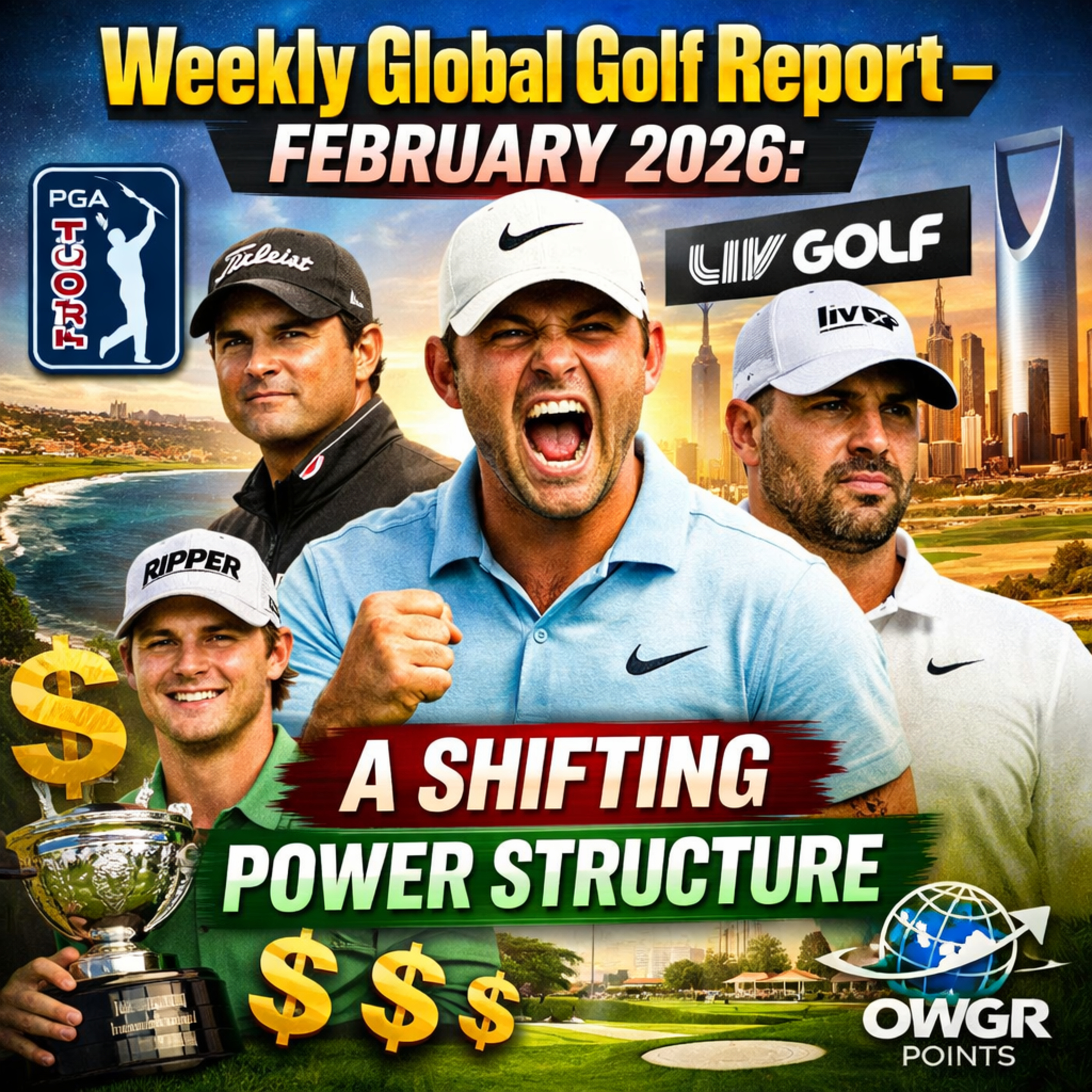 #494 Weekly Global Golf Report – February 2026: A Shifting Power Structure