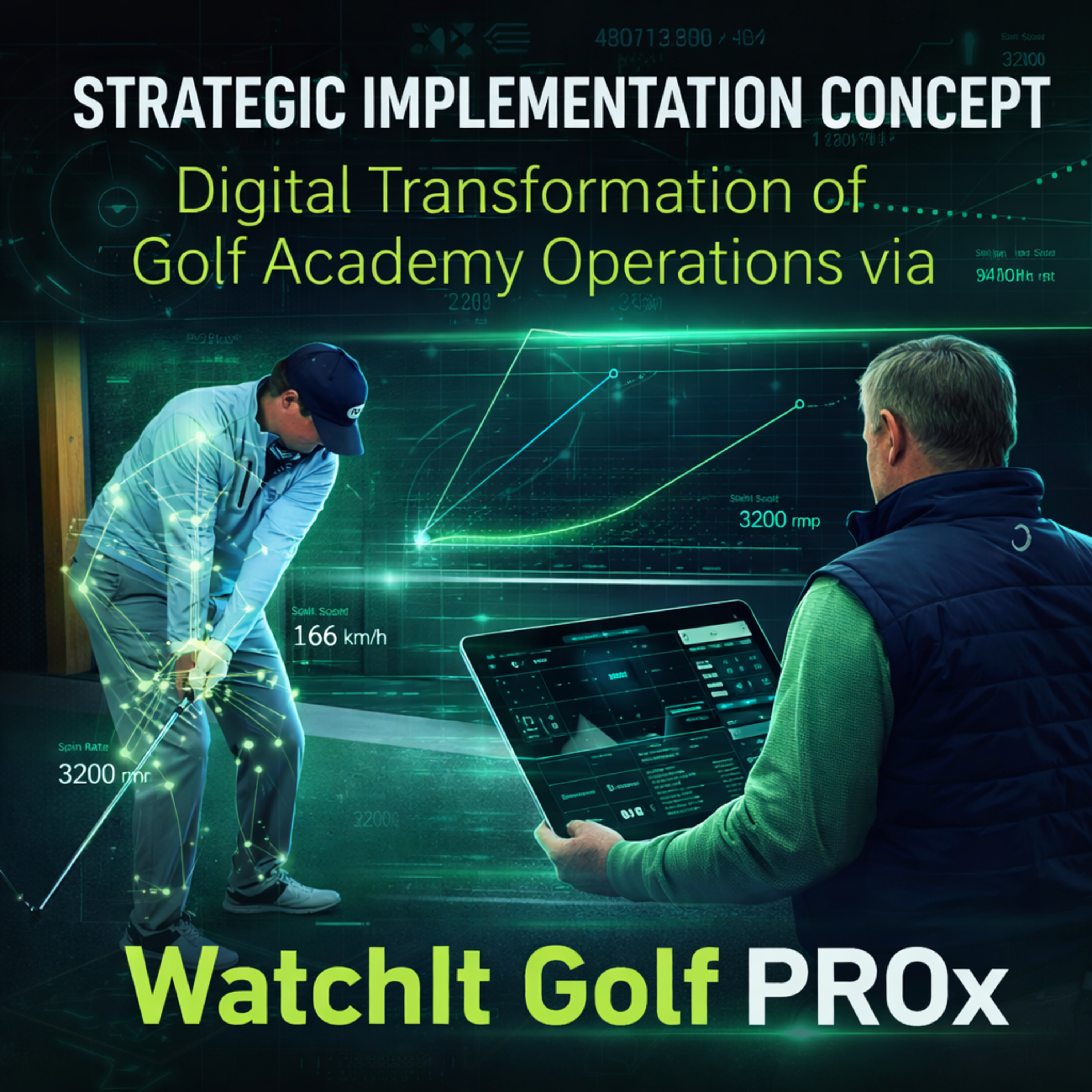#565 Strategic Implementation Concept: Digital Transformation of Golf Academy Operations via WatchIt Golf PROx