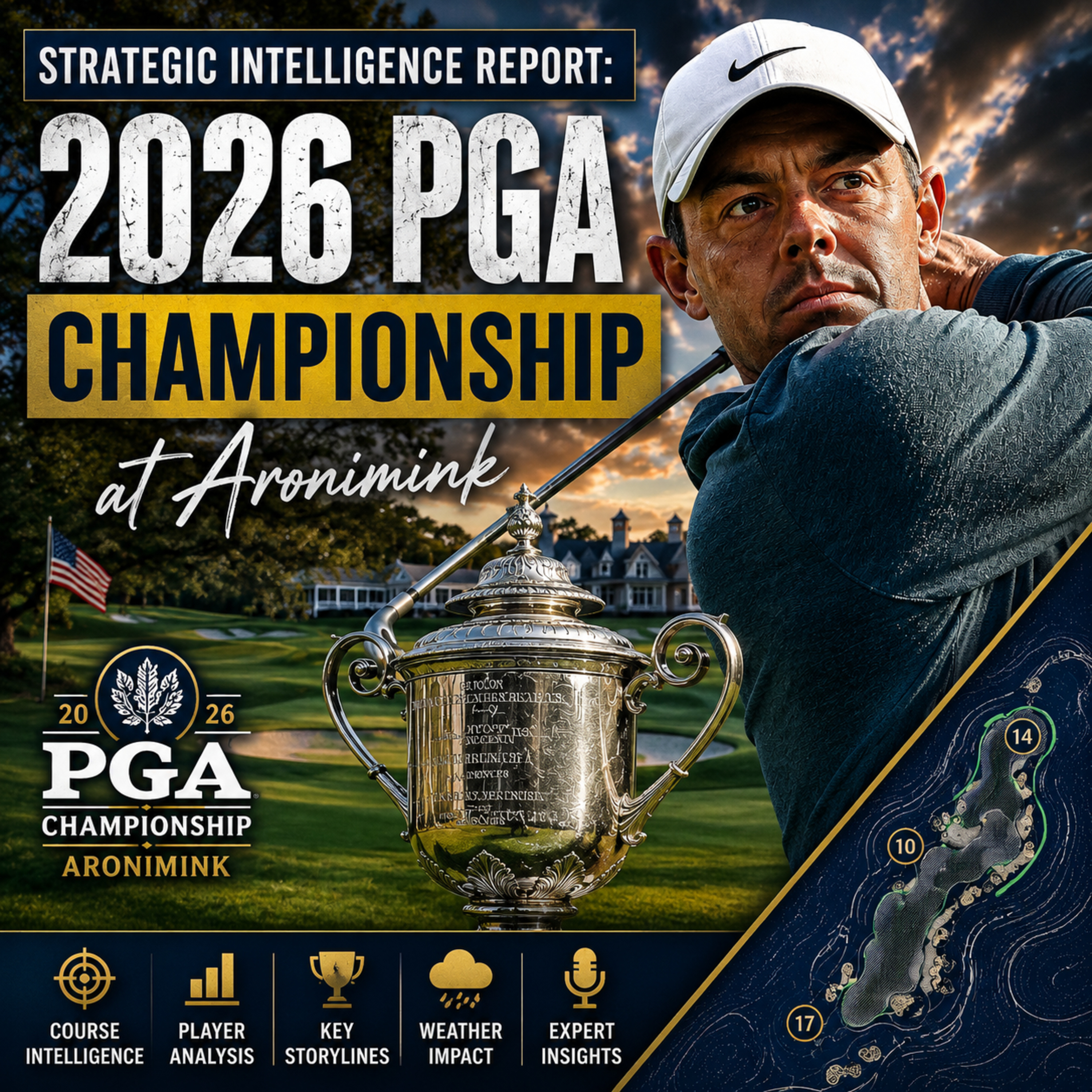 #586 Strategic Intelligence Report: 2026 PGA Championship at Aronimink