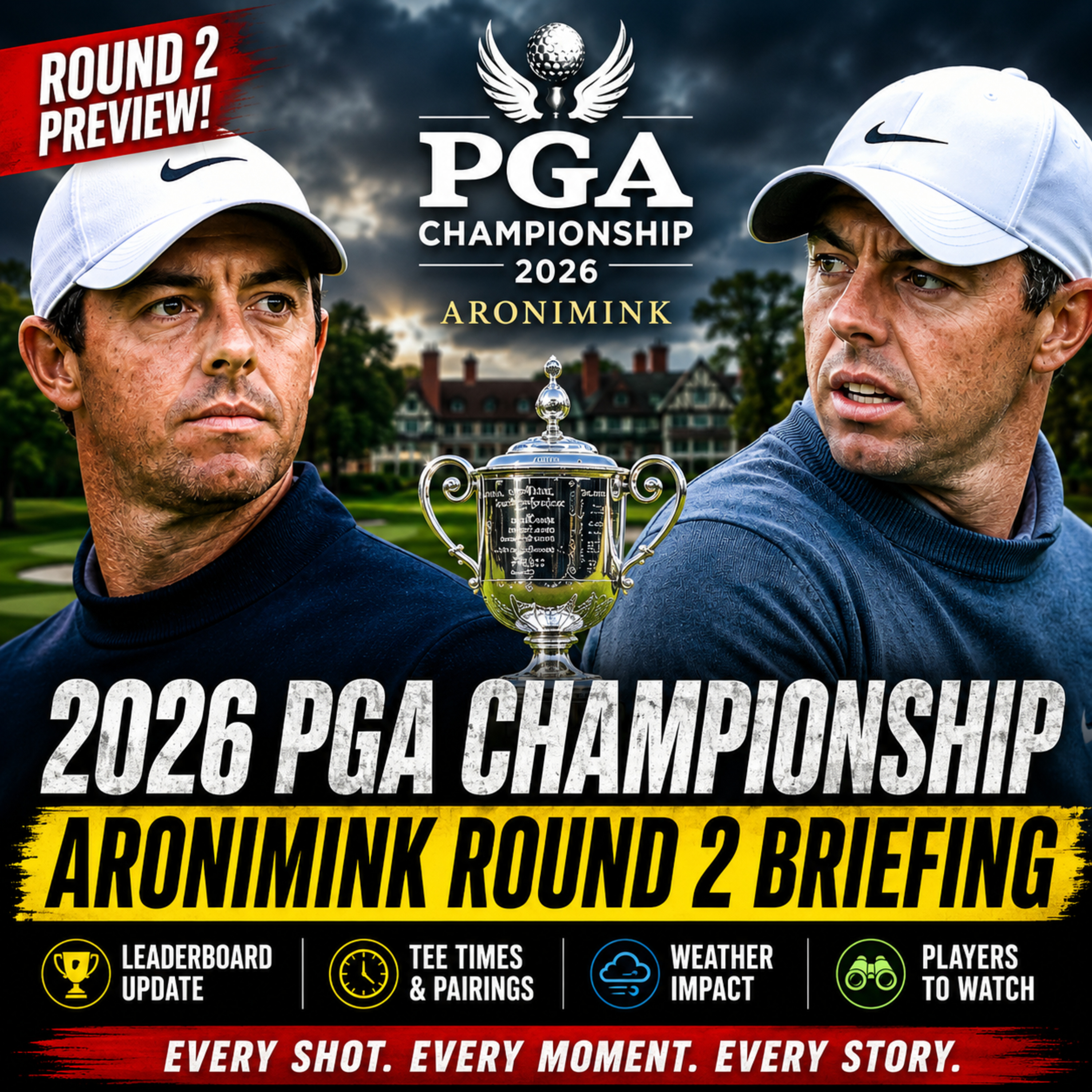 #588 2026 PGA Championship – Aronimink Round 2 Briefing