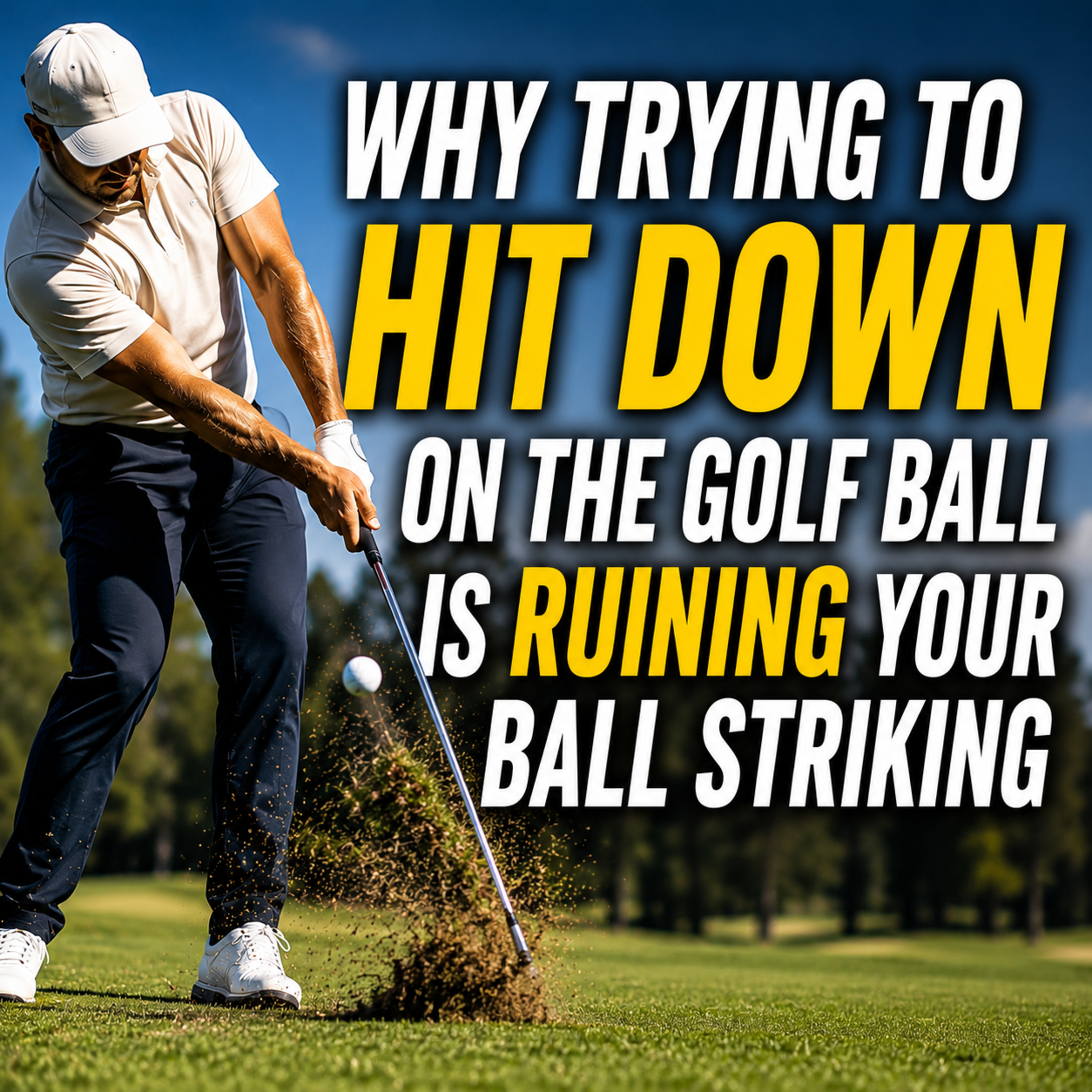 #618 Why Trying to Hit Down on the Golf Ball Is Ruining Your Ball Striking episode artwork