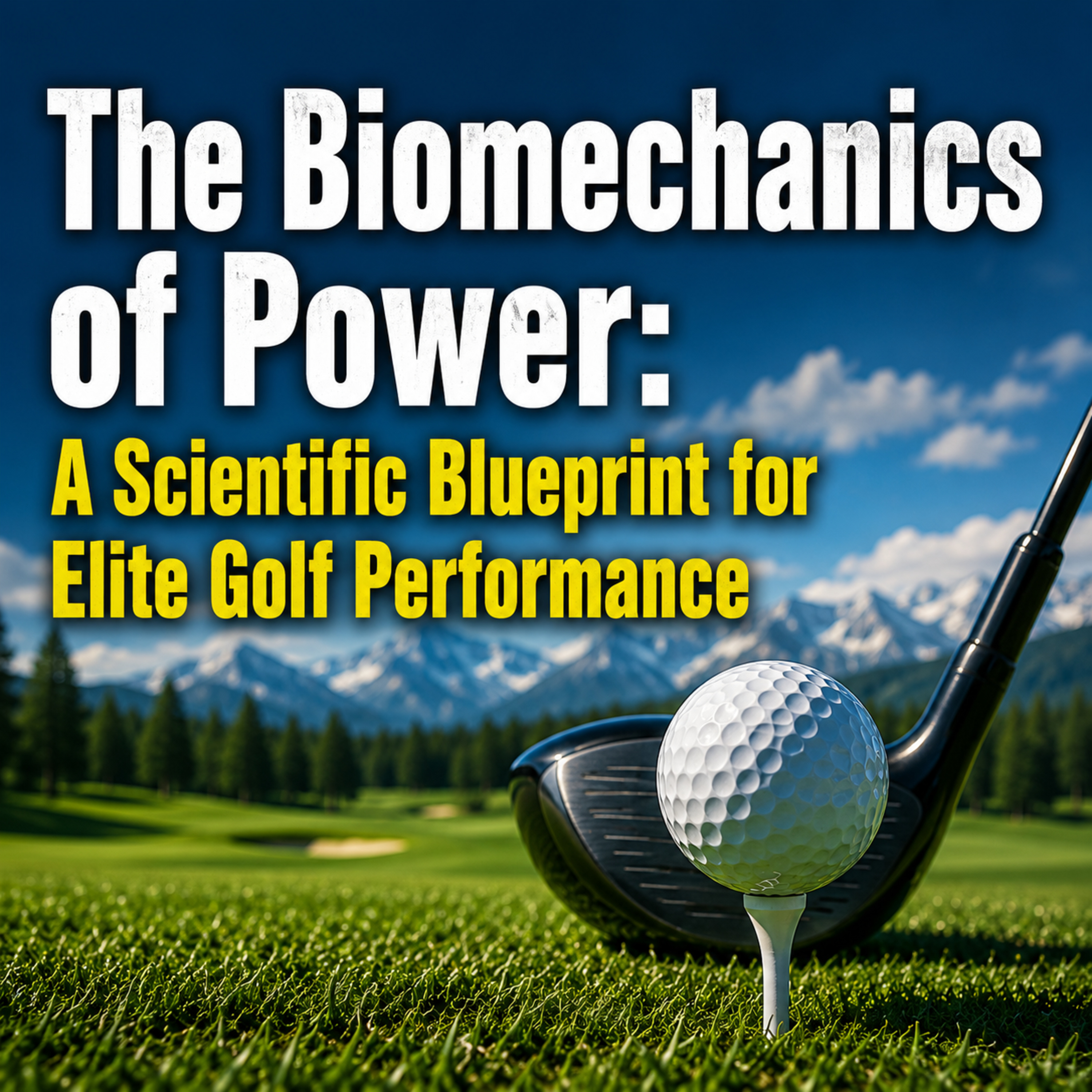 #637 The Biomechanics of Power: A Scientific Blueprint for Elite Golf Performance episode artwork