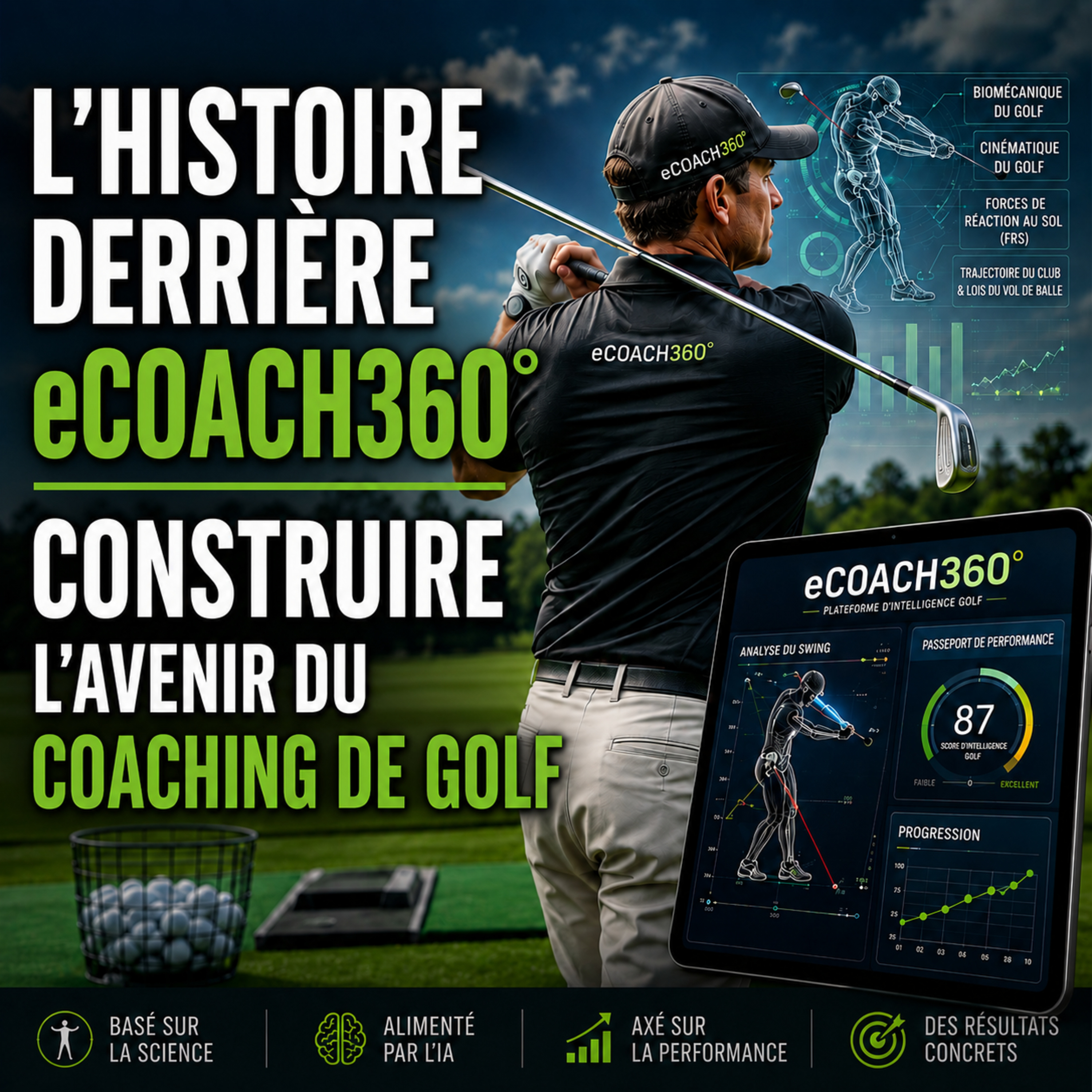 L'histoire d'eCoach360° : Nous construisons l'avenir de l'enseignement du golf episode artwork