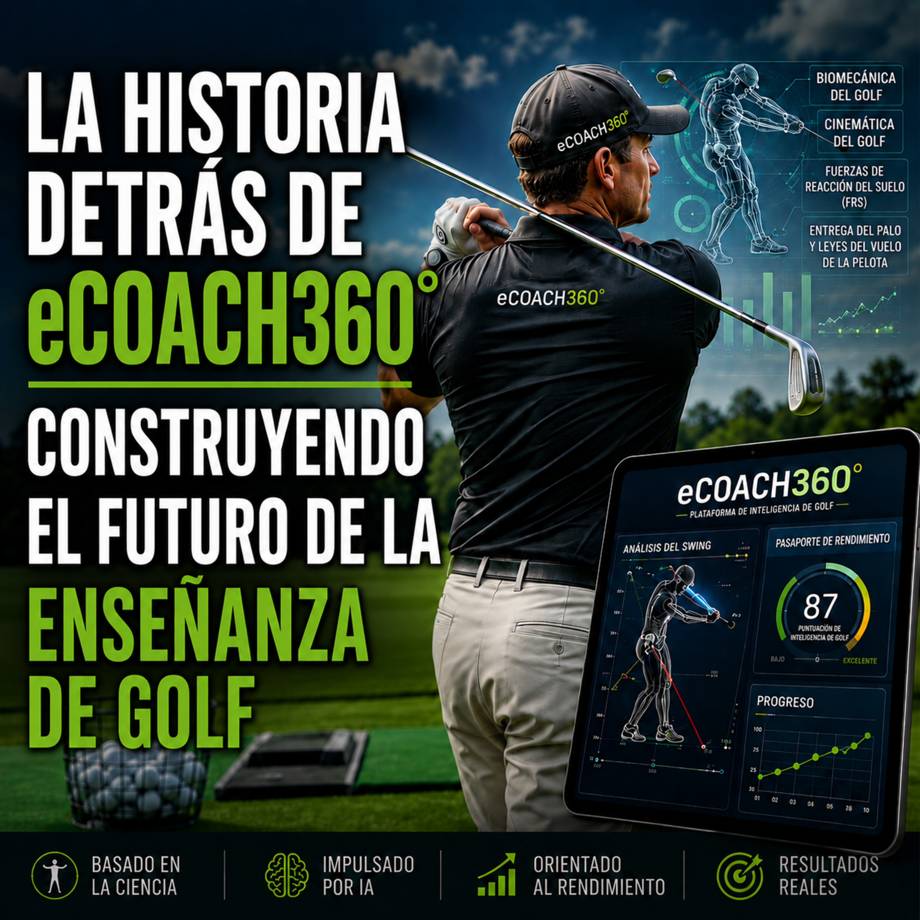 La historia de eCoach360°: Estamos construyendo el futuro de la enseñanza del golf episode artwork