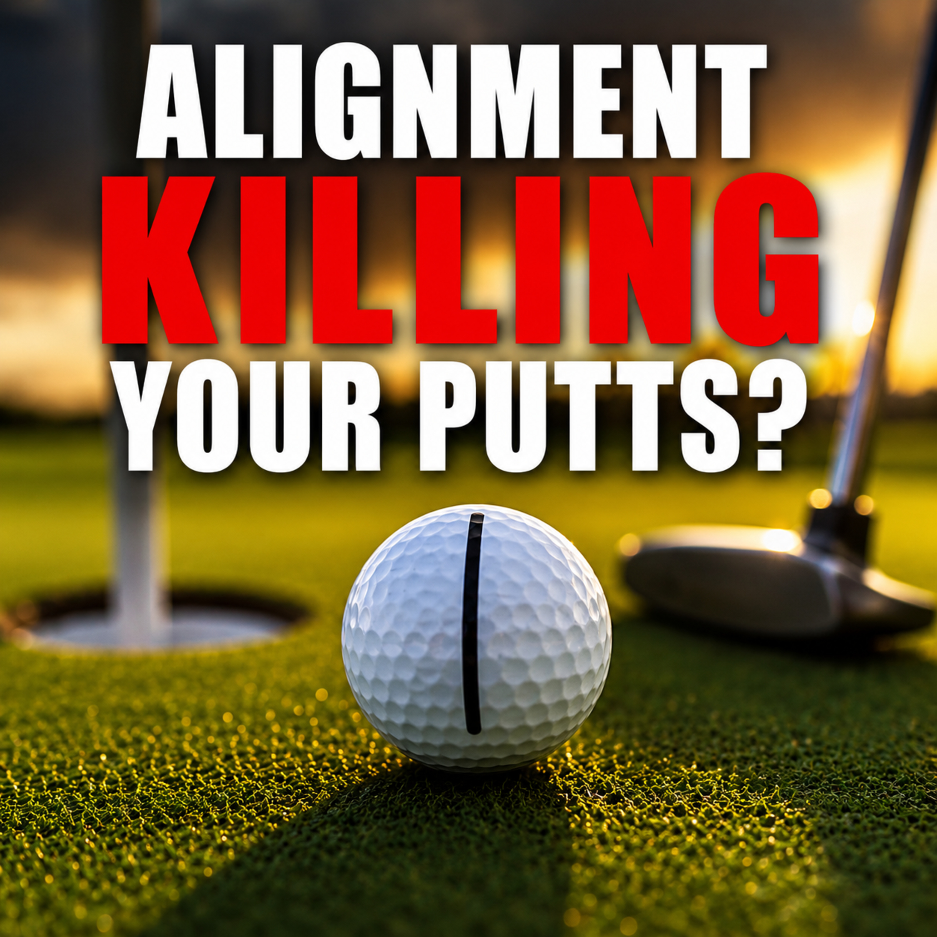 #669 The Science of Alignment: Is the Line on Your Golf Ball Helping or Hurting? episode artwork