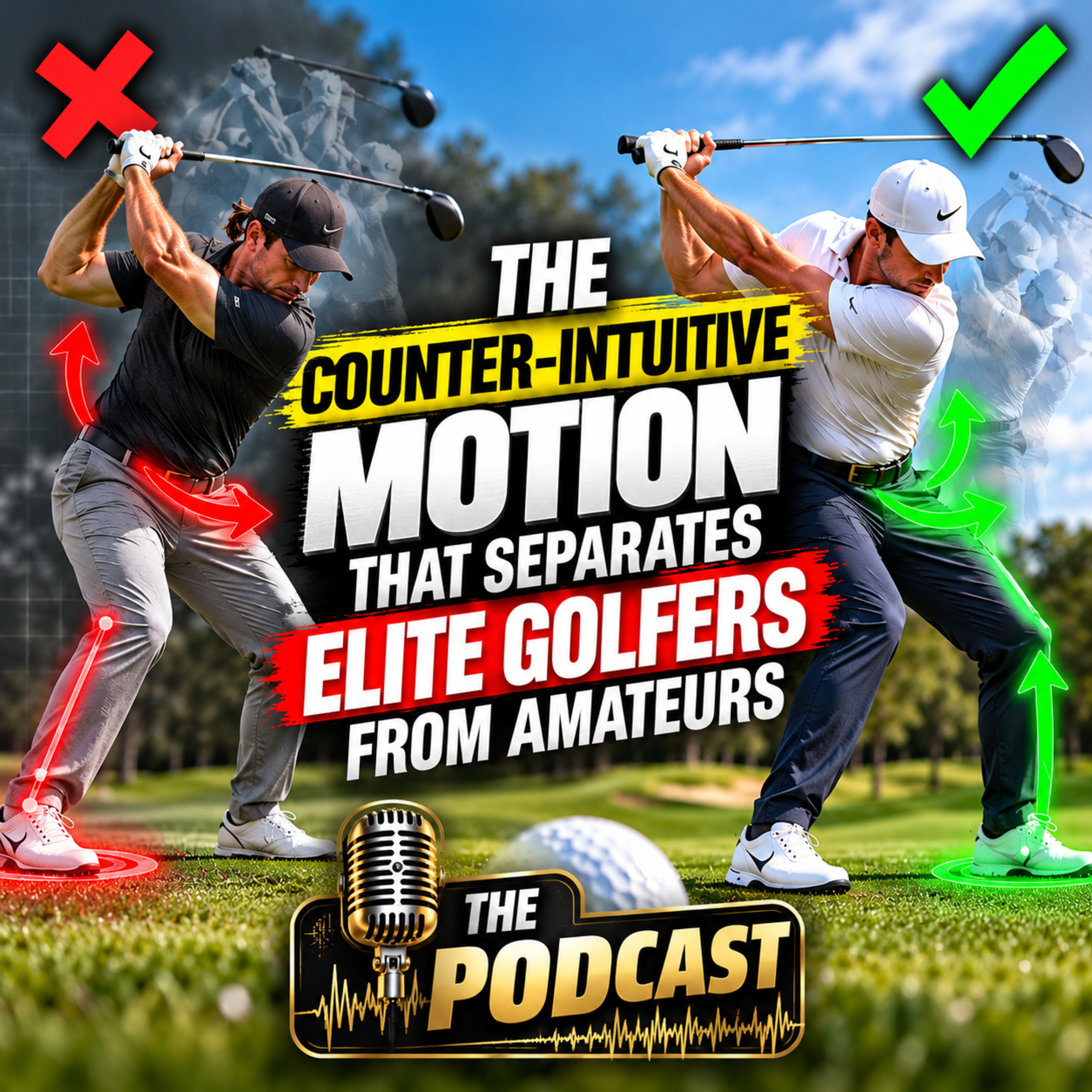 #735 The Counter-Intuitive Motion That Separates Elite Golfers From Amateurs