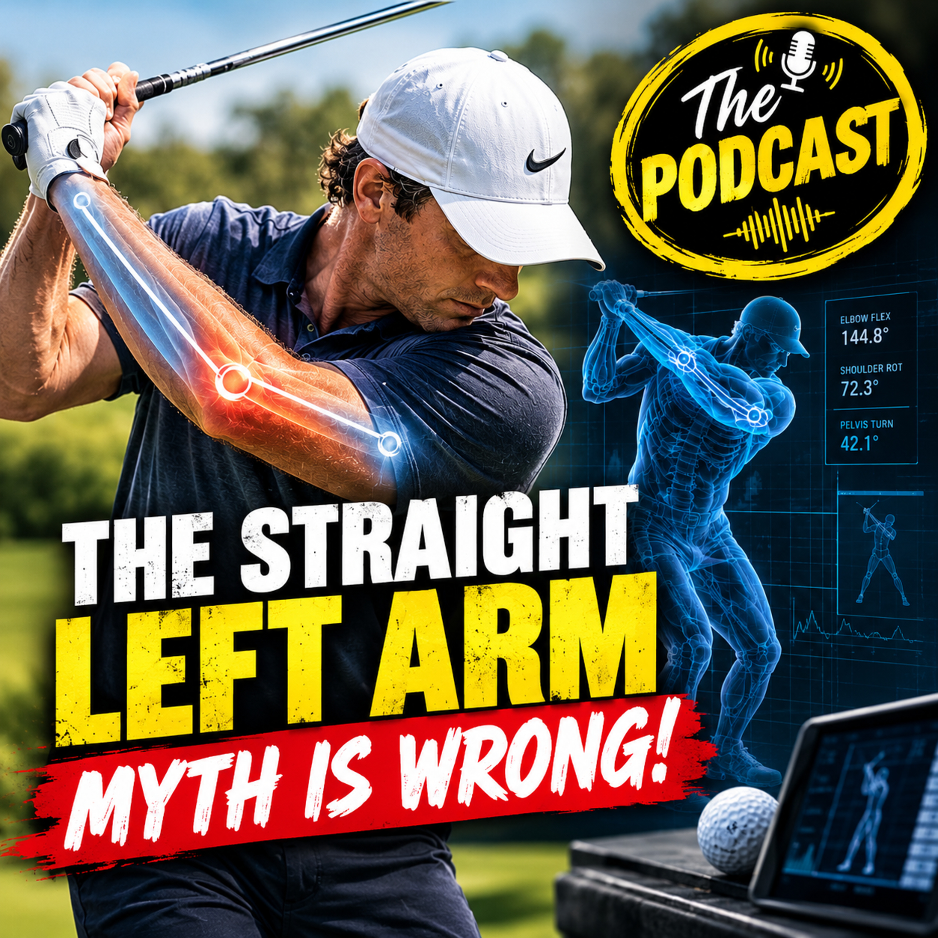 #739 The Straight Left Arm Myth: 5 Insights From 3D Golf Data