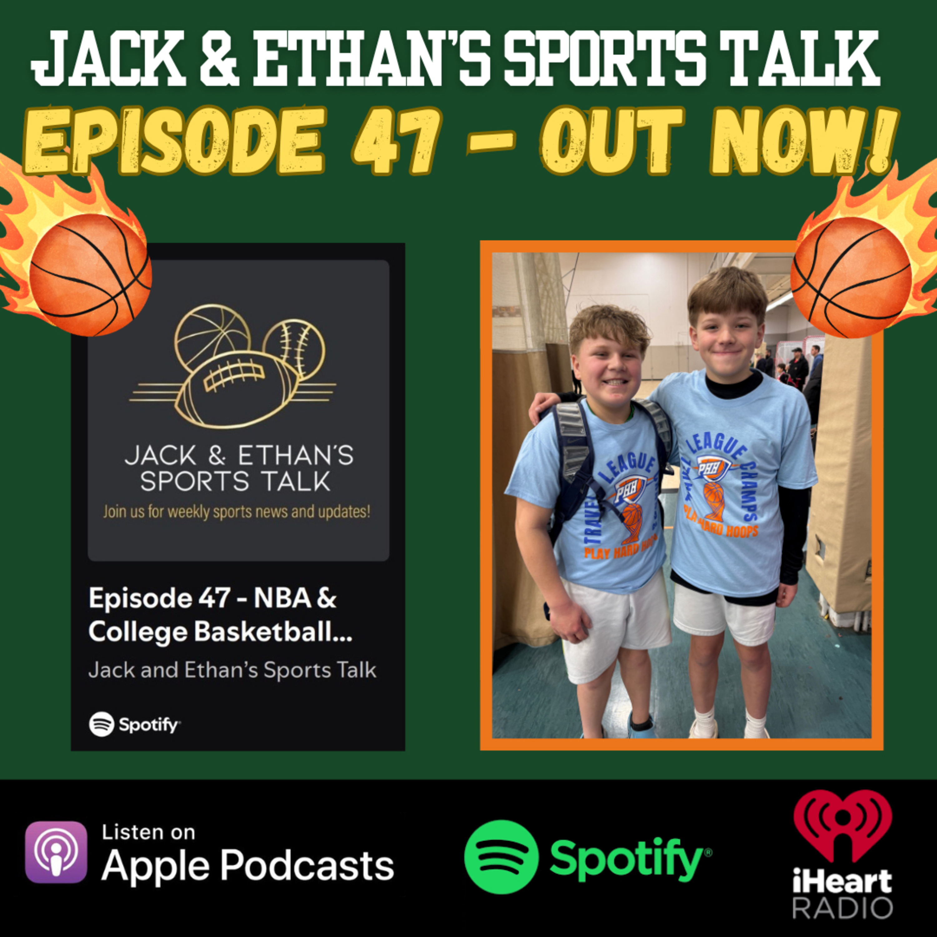 Episode 47 - NBA & College Basketball updates from this week! 🏀 episode artwork