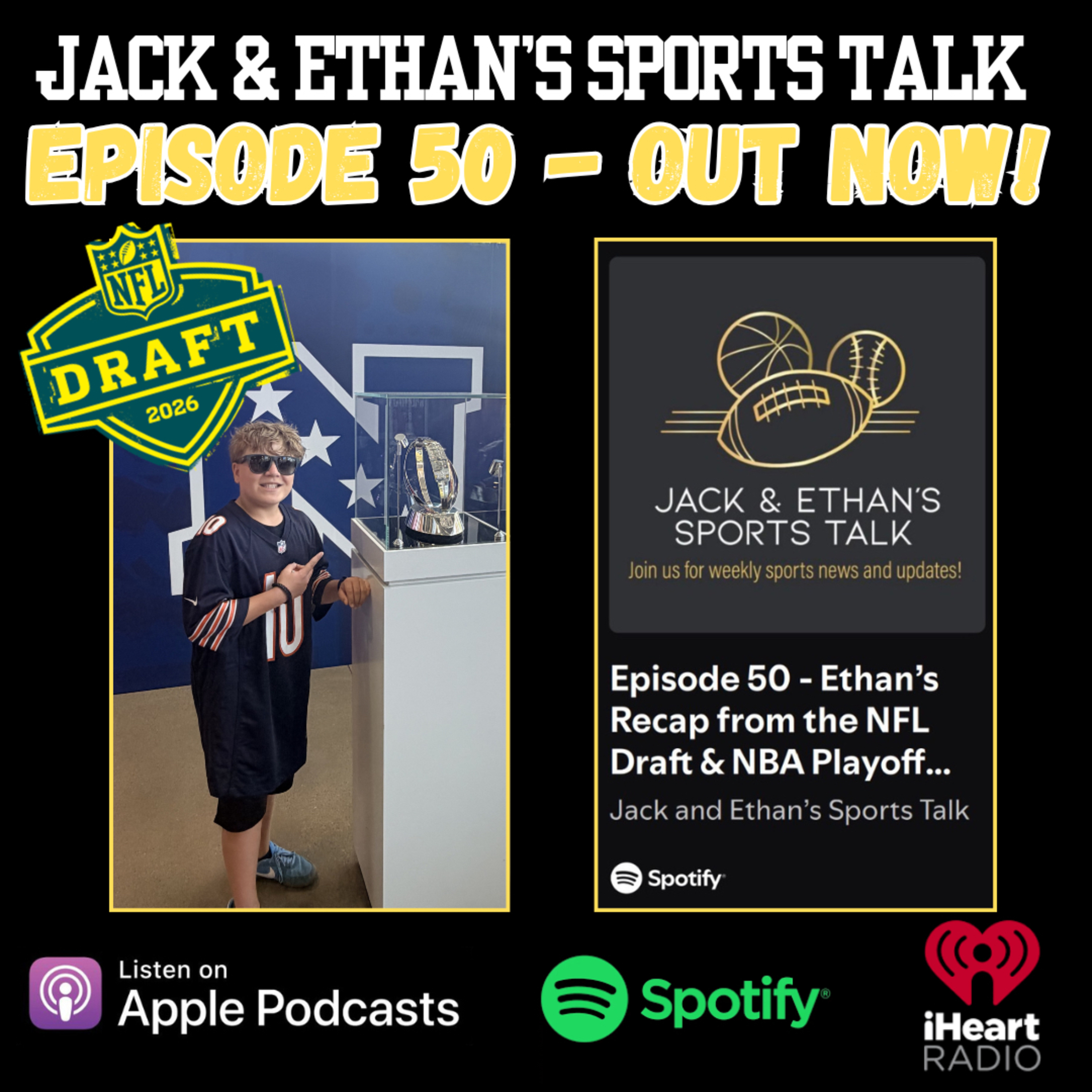Episode 50 - Ethan’s Recap from the NFL Draft & NBA Playoff Updates!  episode artwork