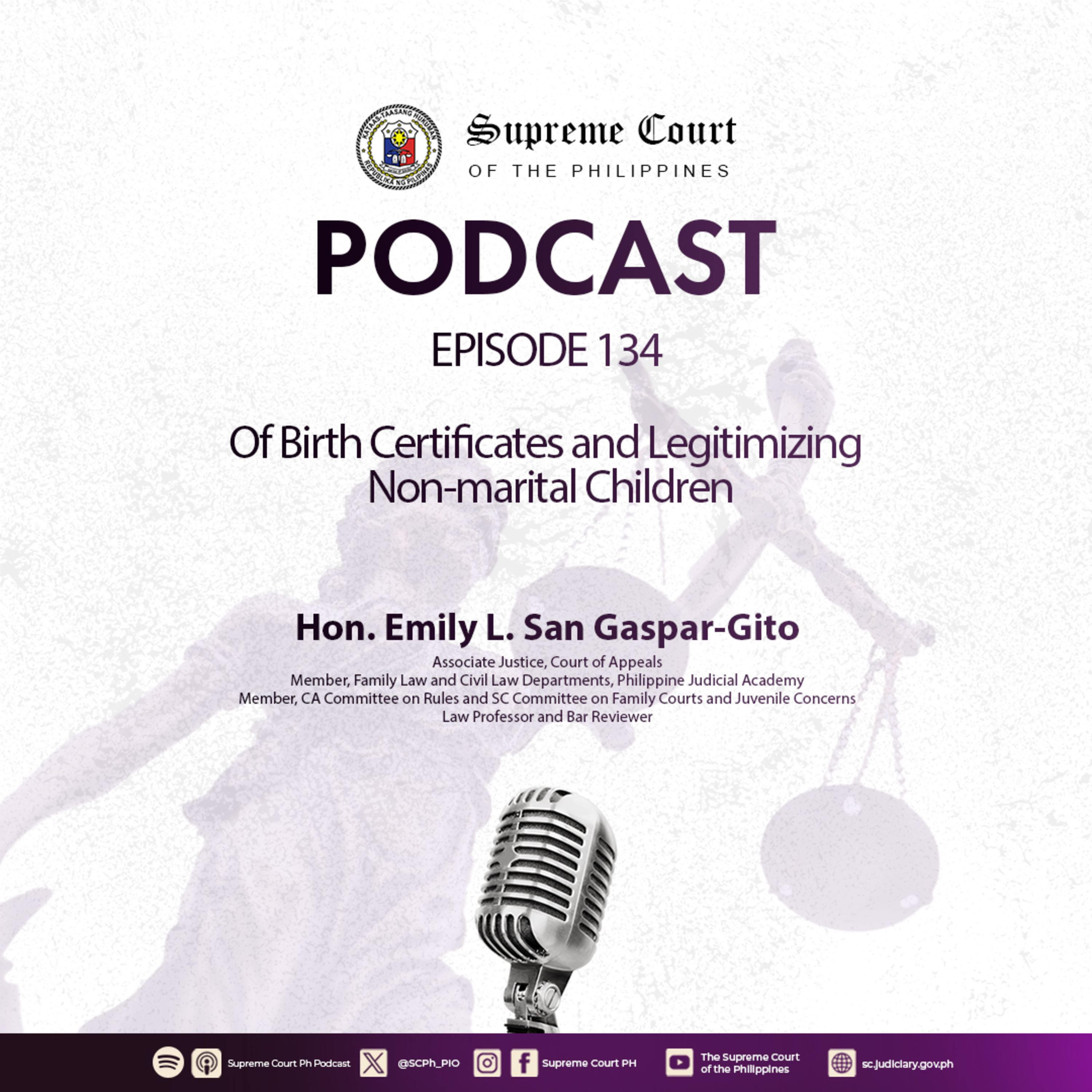 EPISODE 134: Of Birth Certificates and Legitimizing Non-marital Children