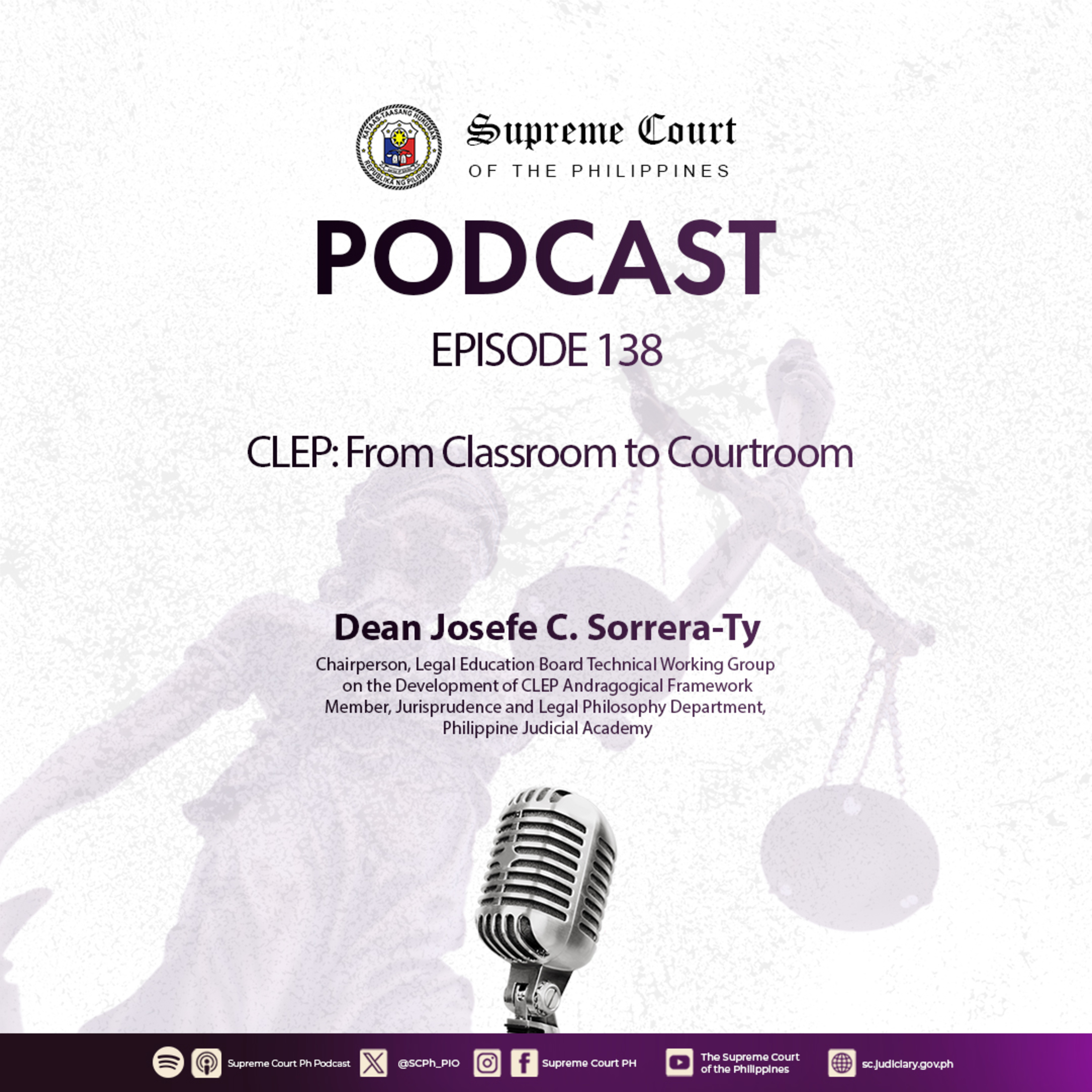 EPISODE 138: CLEP: From Classroom to Courtroom