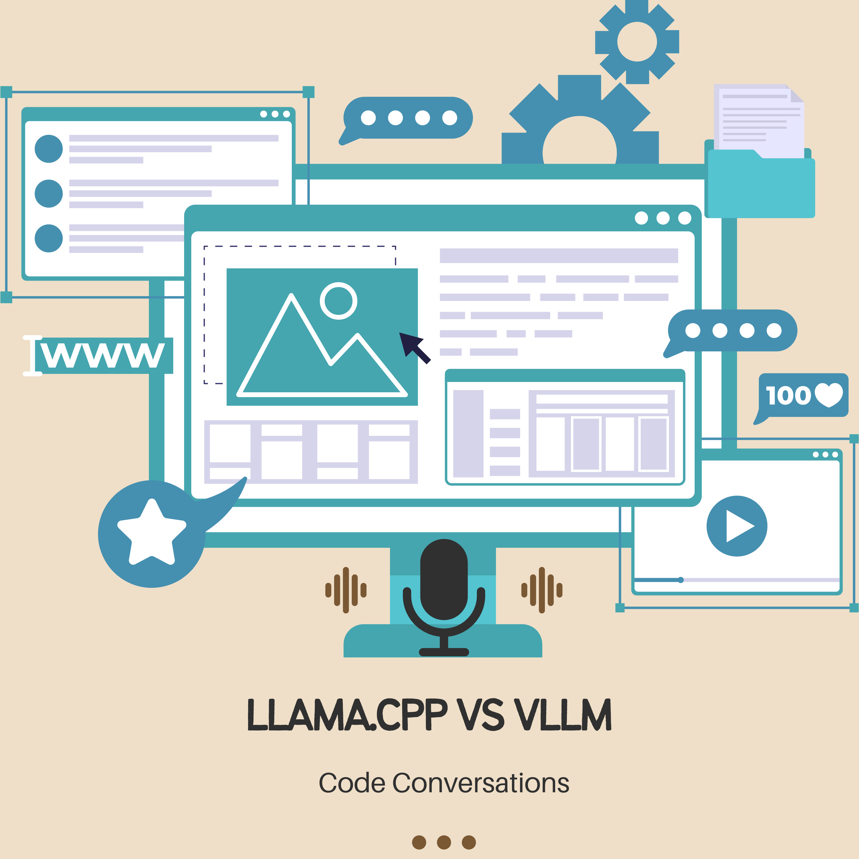 Llama.cpp vs vLLM episode artwork