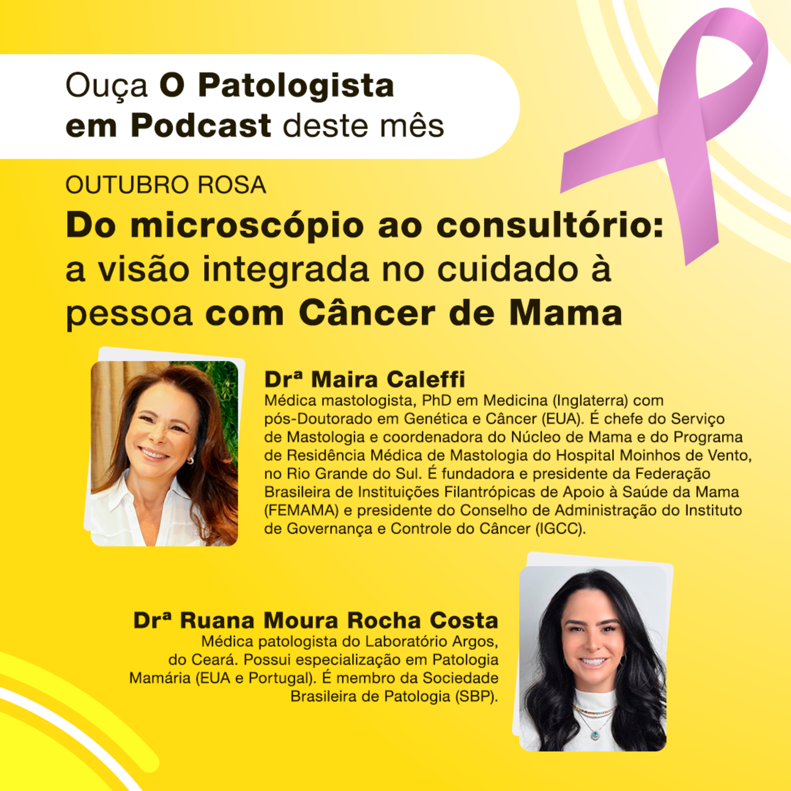 #14 Do microscópio ao consultório: A visão integrada no cuidado à pessoa com Câncer de Mama