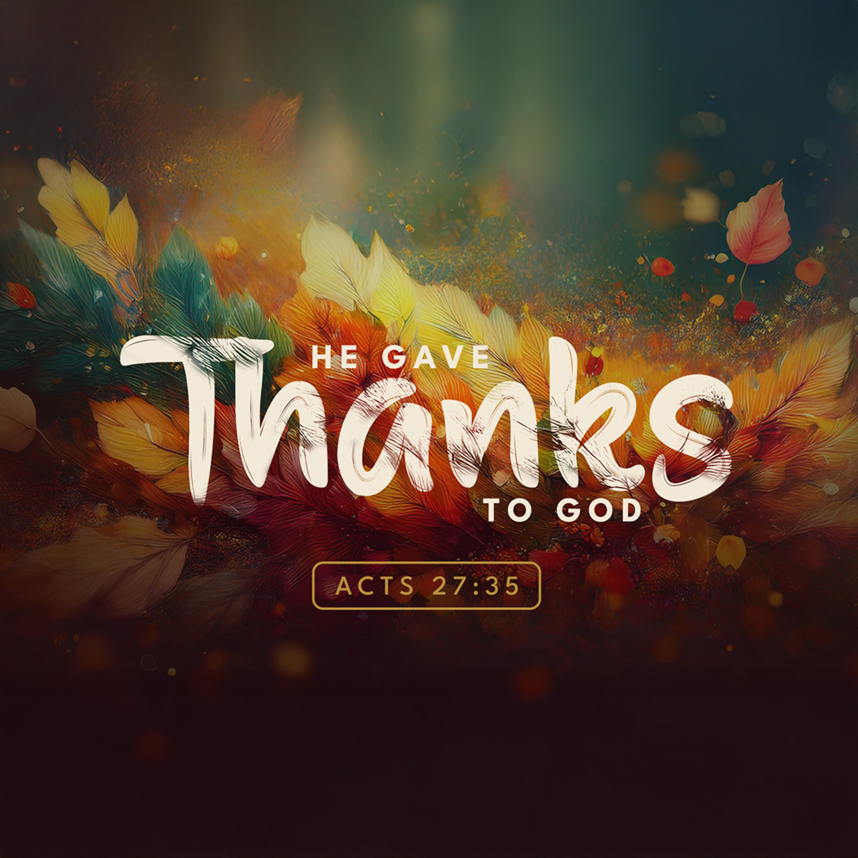 He Gave Thanks | Rev. Greg Butler | 11/23/25 - AM episode artwork