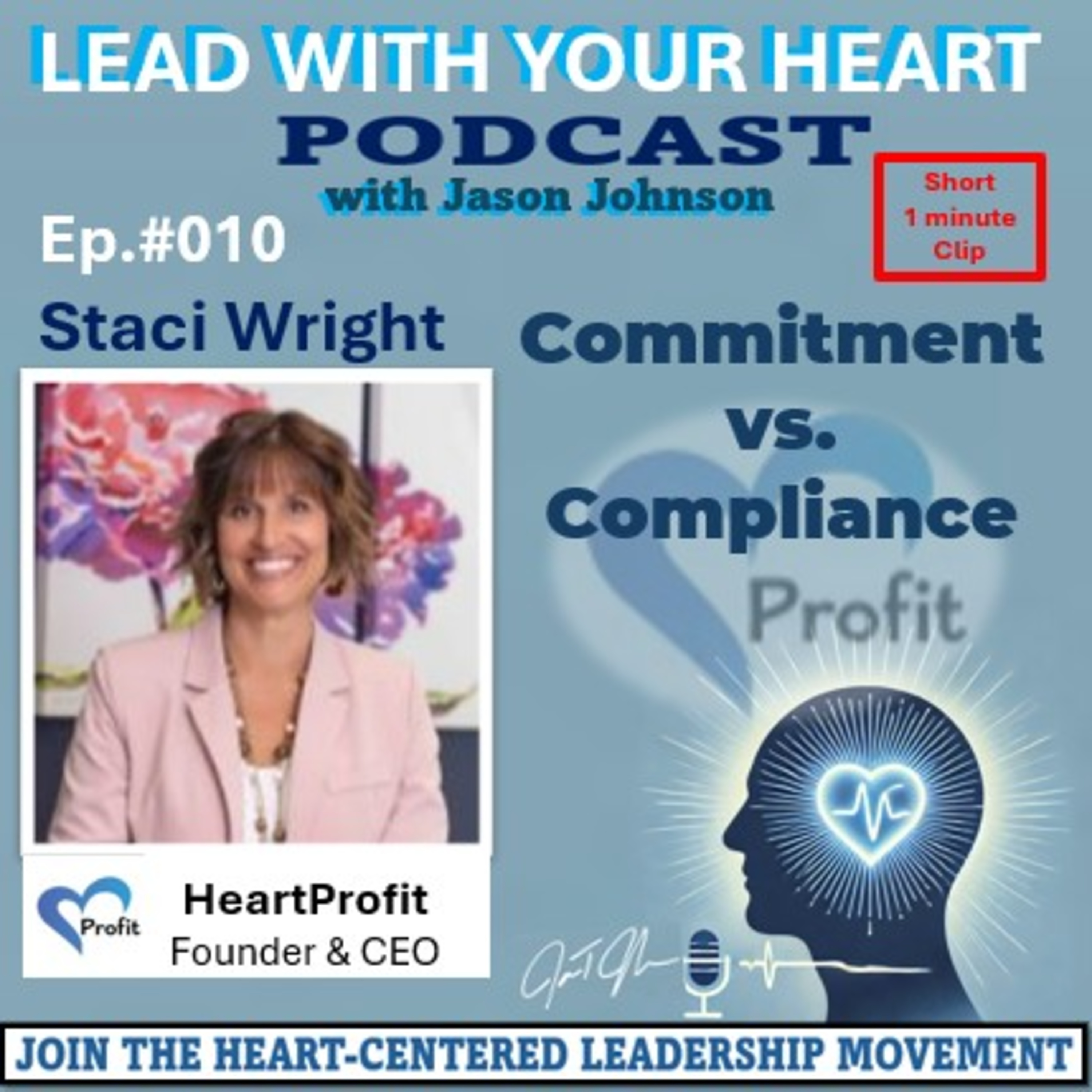 #010 (short clip) Staci Wright | Commitment vs. Compliance episode artwork