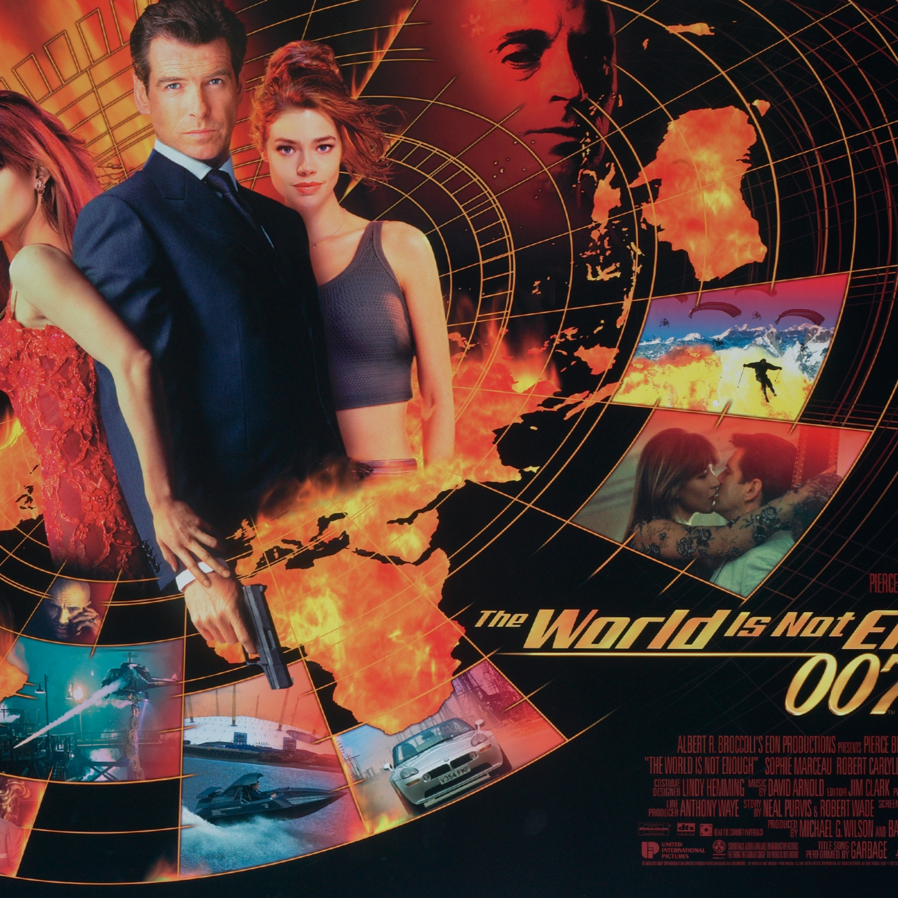 The third outing of Pierce Brosnan as James Bond episode artwork