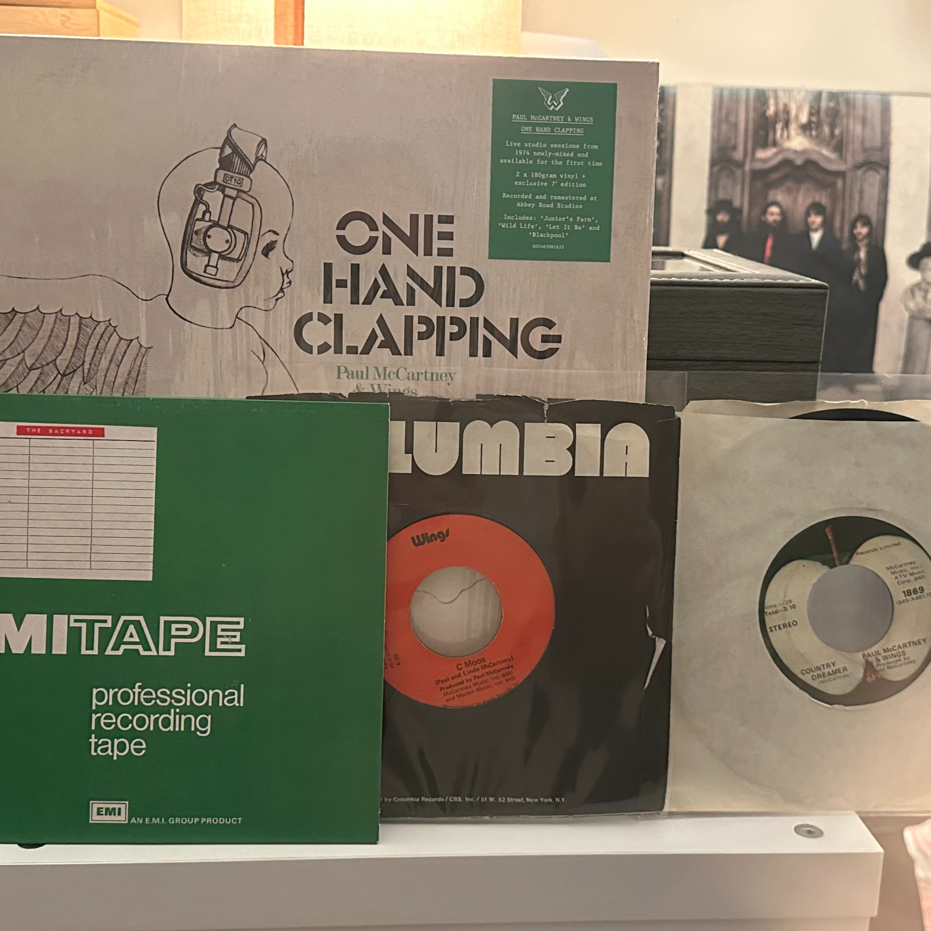 Record #38: One Hand Clapping (pt. 2) and Singles #6 and #7: Hi Hi Hi/C Moon and Helen Wheels/Country Dreamer episode artwork