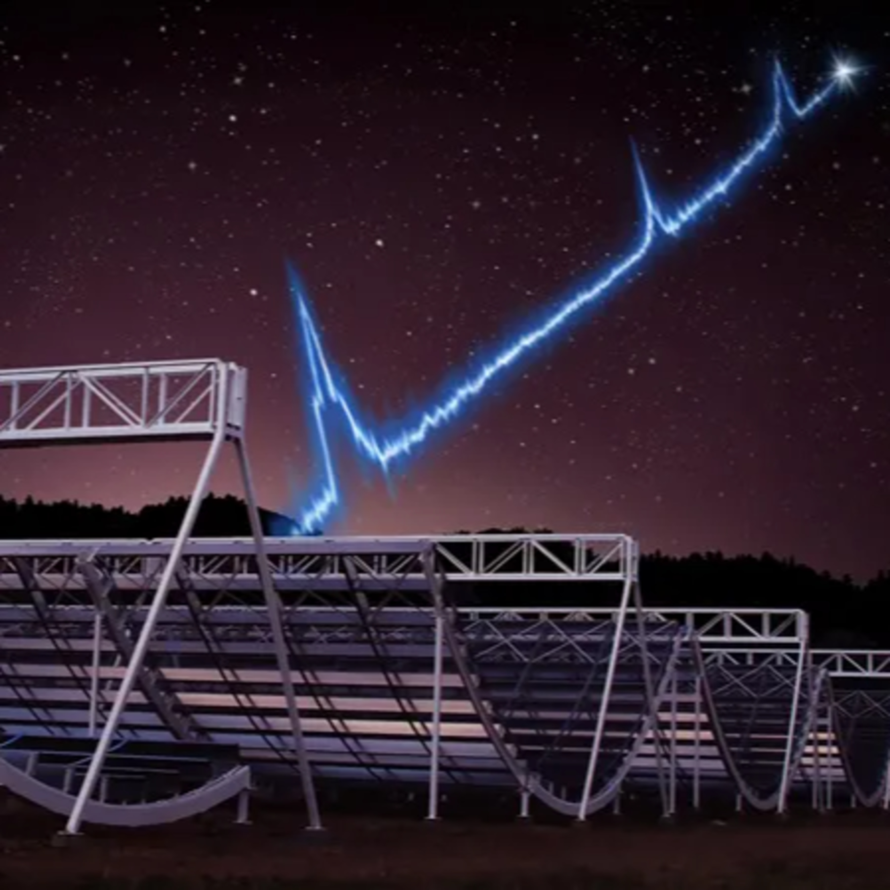 FRB 20191221A or "the telescope that hallucinated in the rain" episode artwork