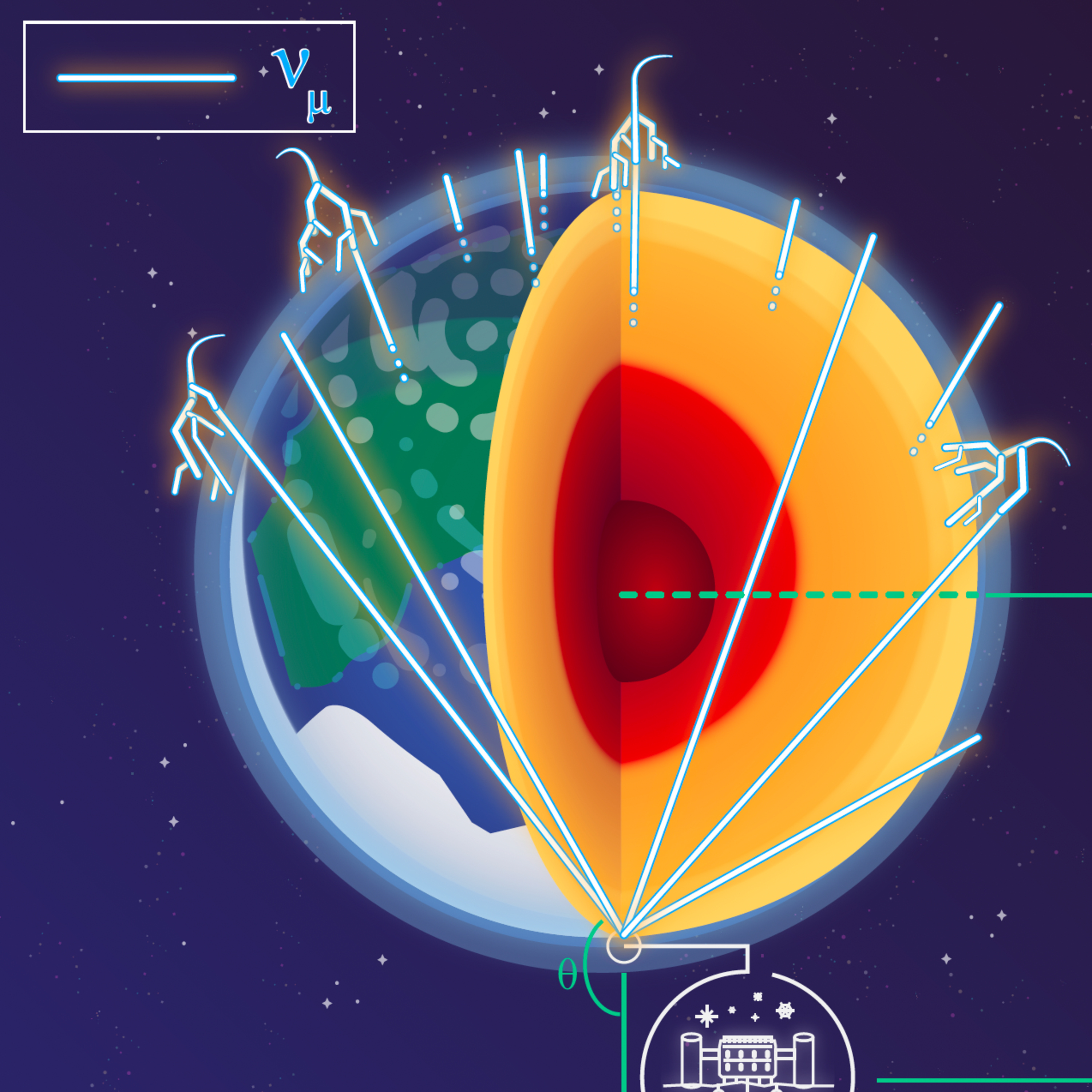 X-Raying the Earth: Neutrino Tomography at the South Pole