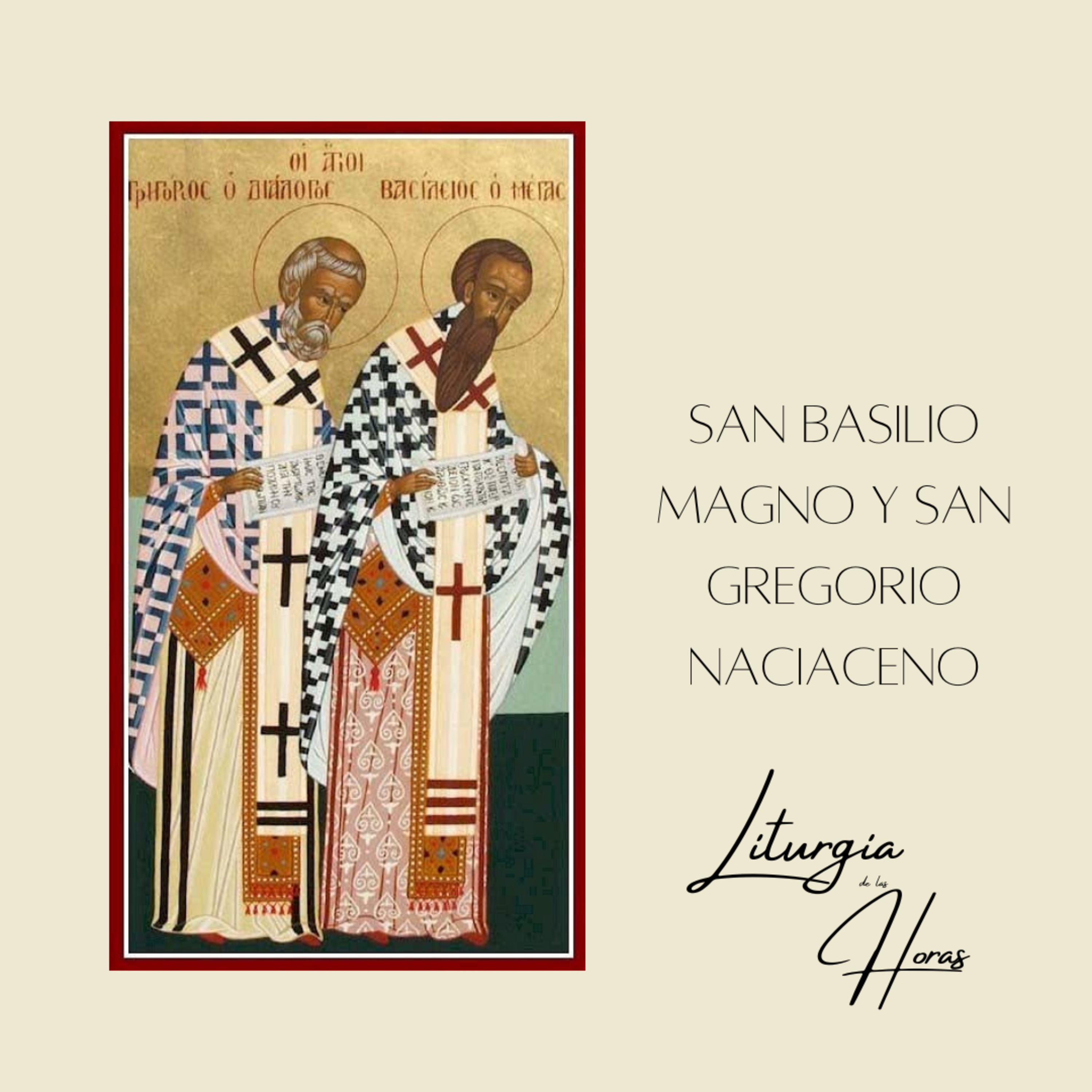 Vípseras Viernes de la I semana de Navidad - San Basilio Magno y San Gregorio Nacianceno