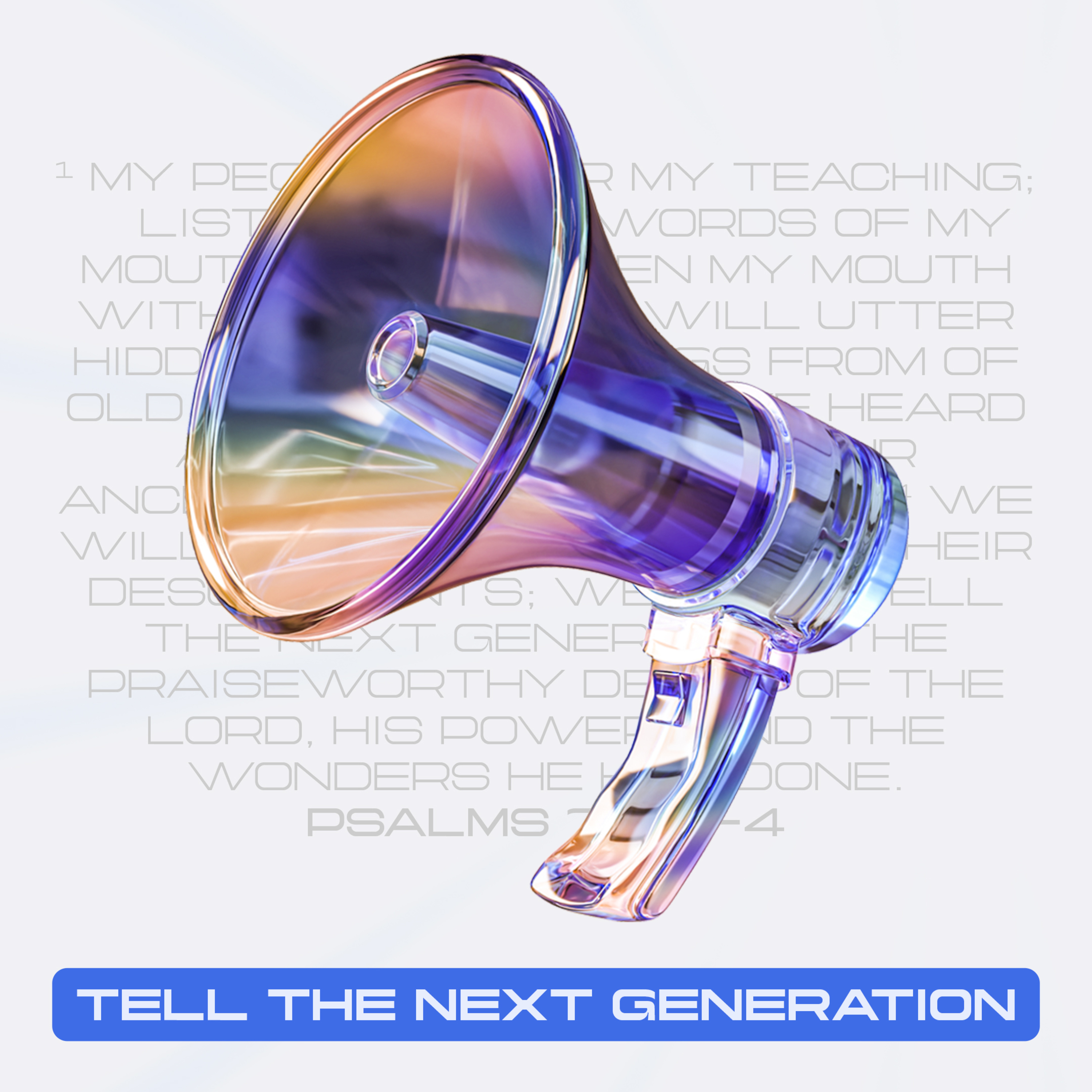 [TELL THE NEXT GENERATION E01] "...That Jesus is the Lord who blesses” by Apostle Russell Toohey episode artwork