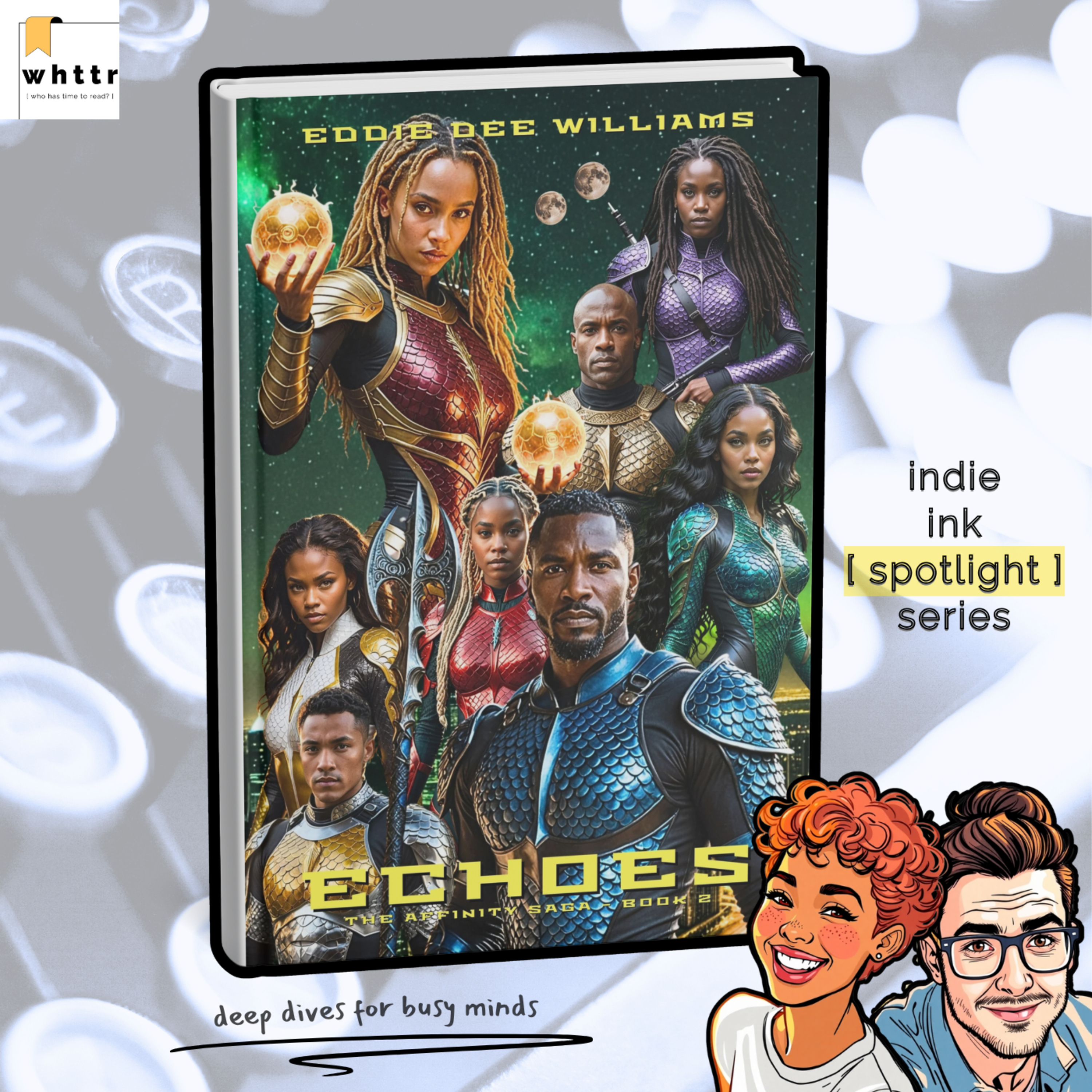 Echoes by Eddie Dee Williams | Superpowers, Resistance & Truth [Superhero Fiction Book Discussion] episode artwork