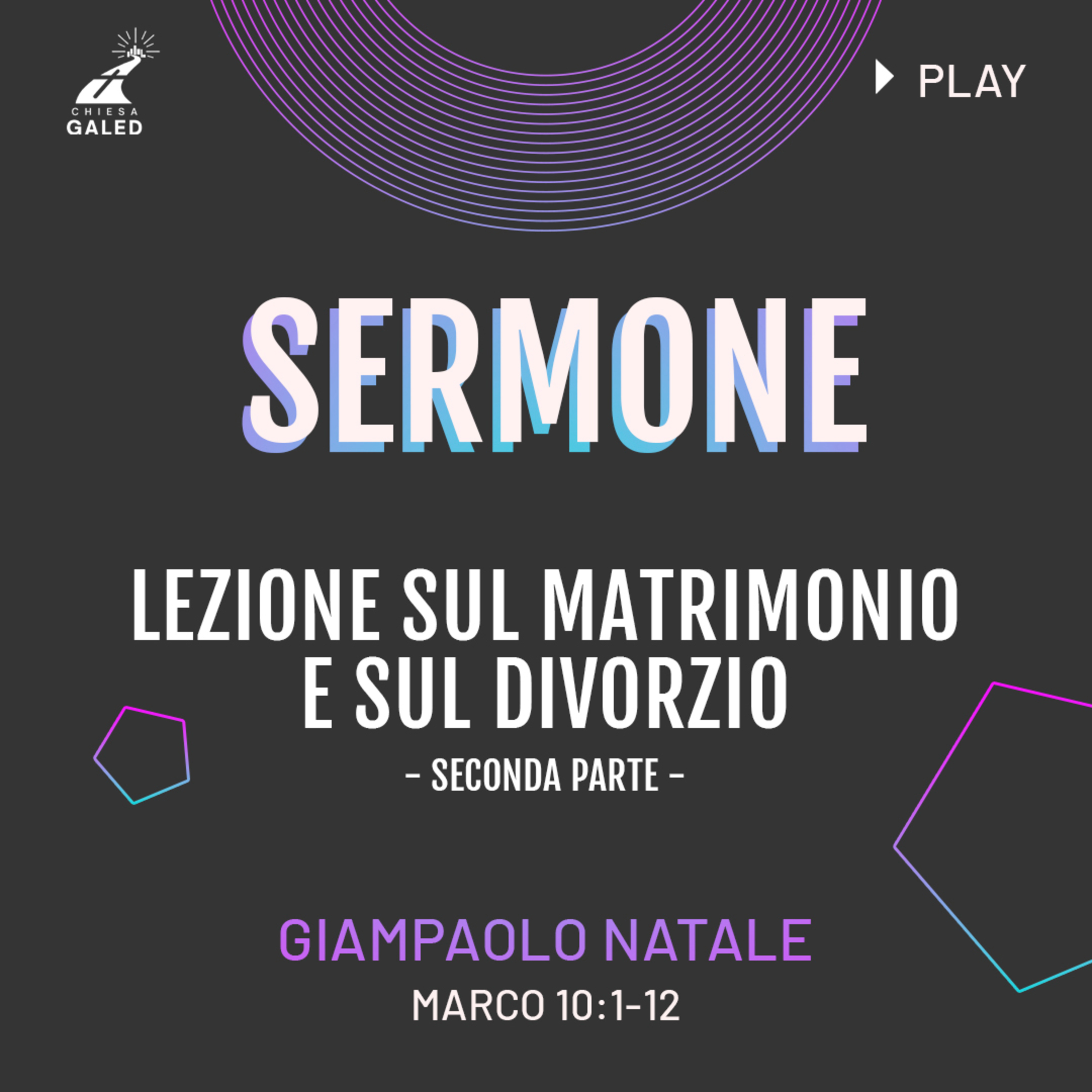 Lezione sul Matrimonio e sul Divorzio (2/3)  episode artwork