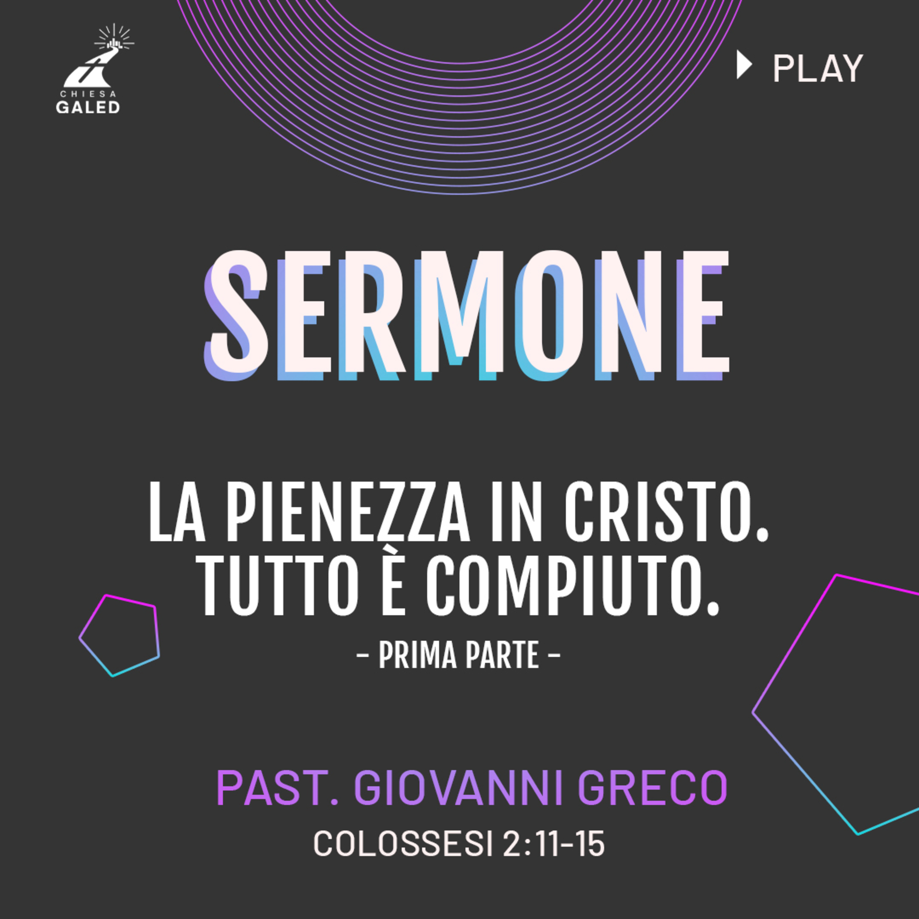 La pienezza in Cristo. Tutto è compiuto. (1/3) episode artwork