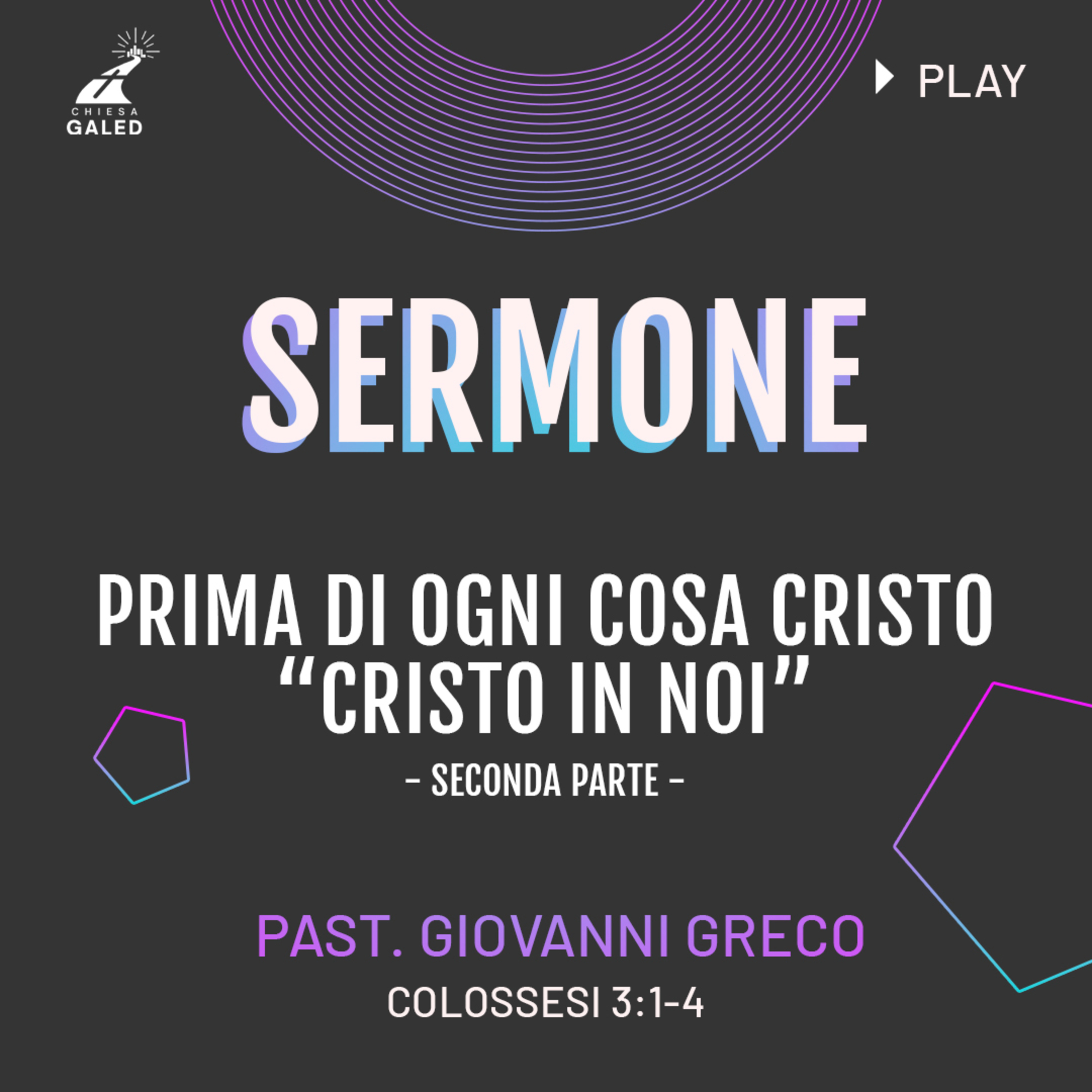 Prima di ogni cosa Cristo "Cristo in noi" (2/3) episode artwork
