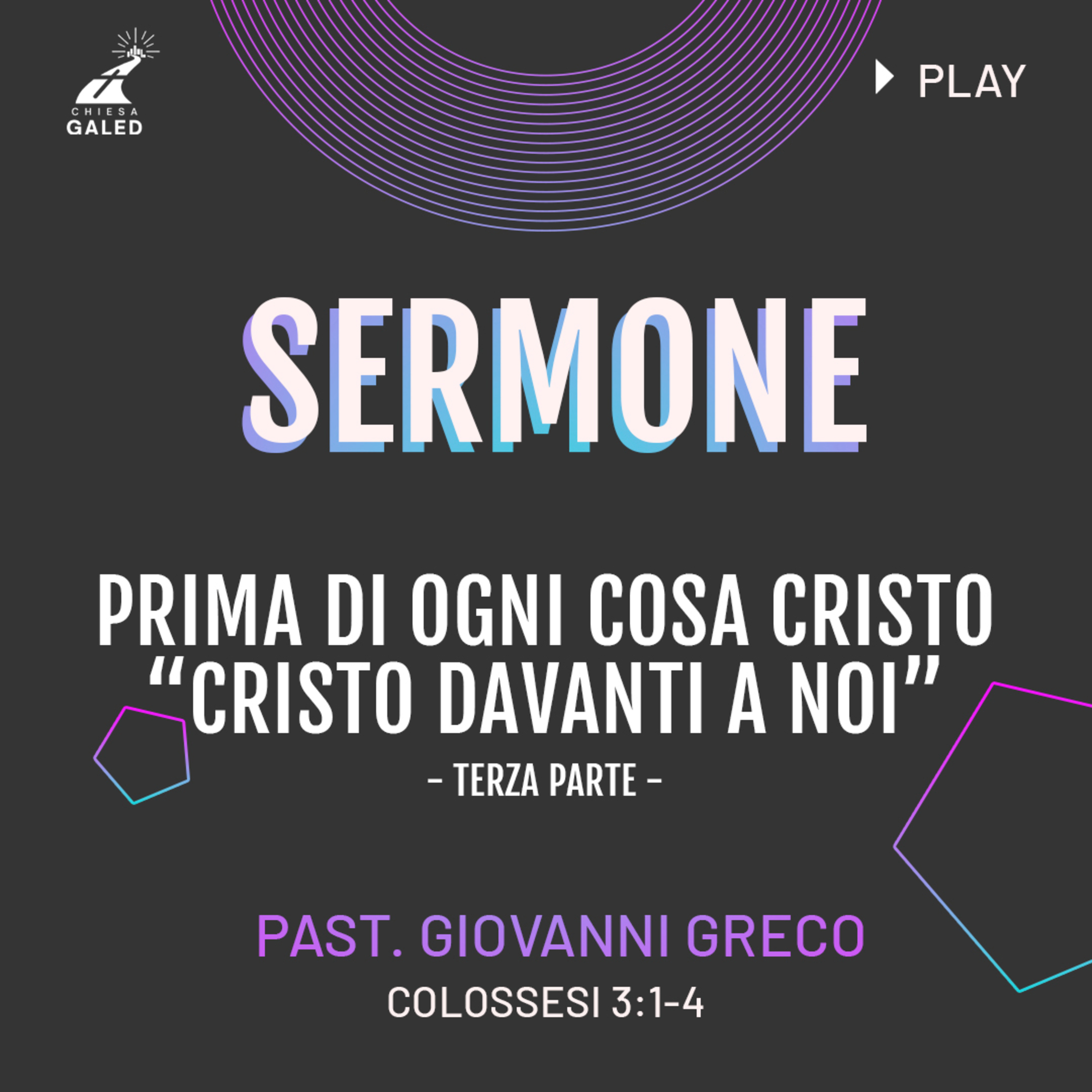Prima di ogni cosa Cristo "Cristo davanti a noi" (3/3) episode artwork
