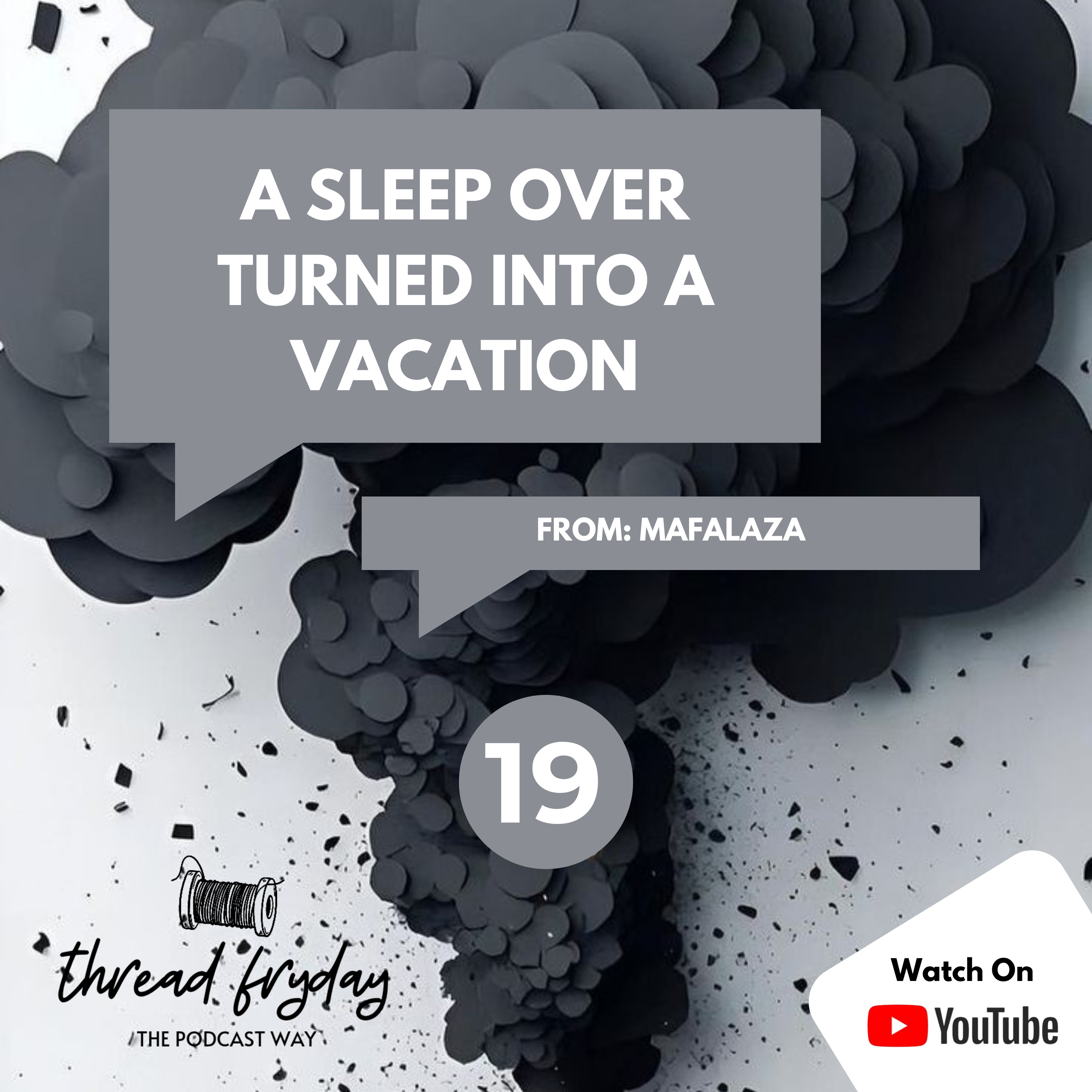 thread fryday 19 | a sleep over turned into a vacation by Mafalaza