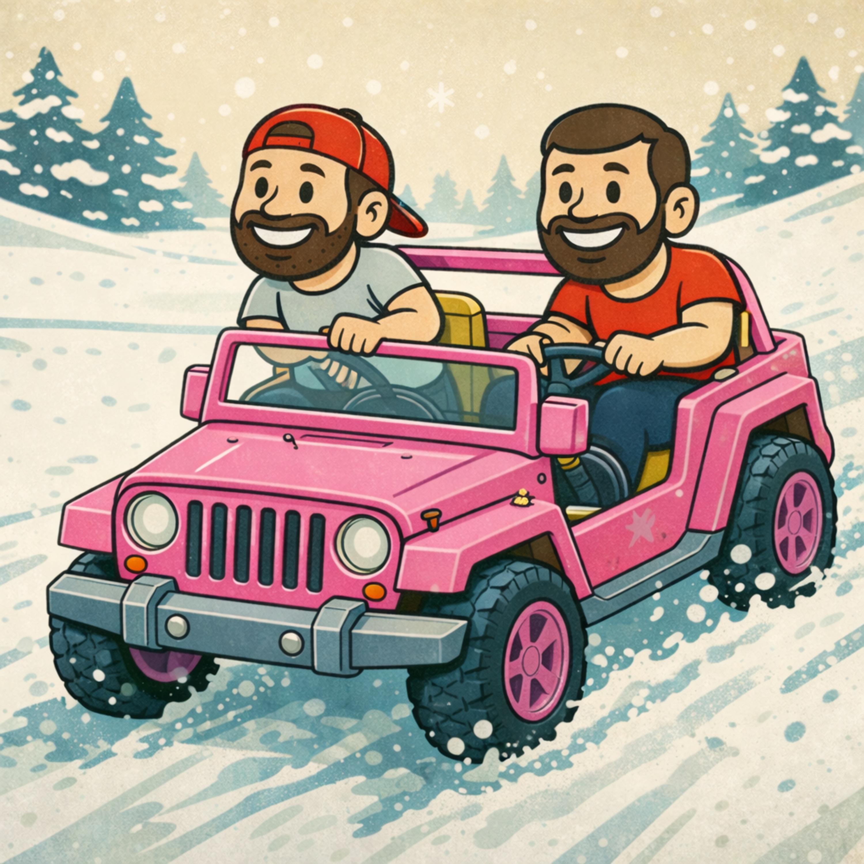 The Pink Barbie Jeep