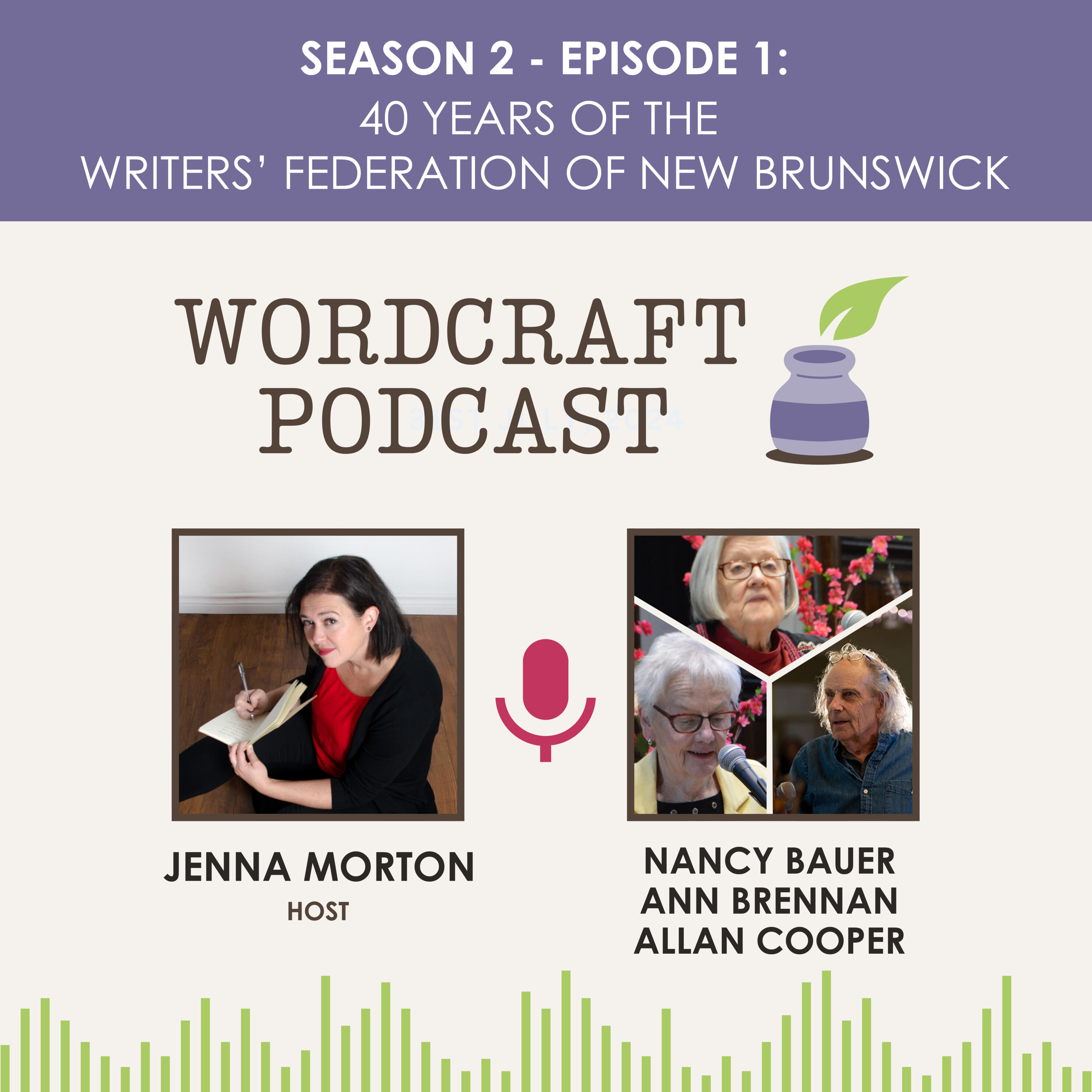 40 years of the Writer’s Federation of New Brunswick episode artwork