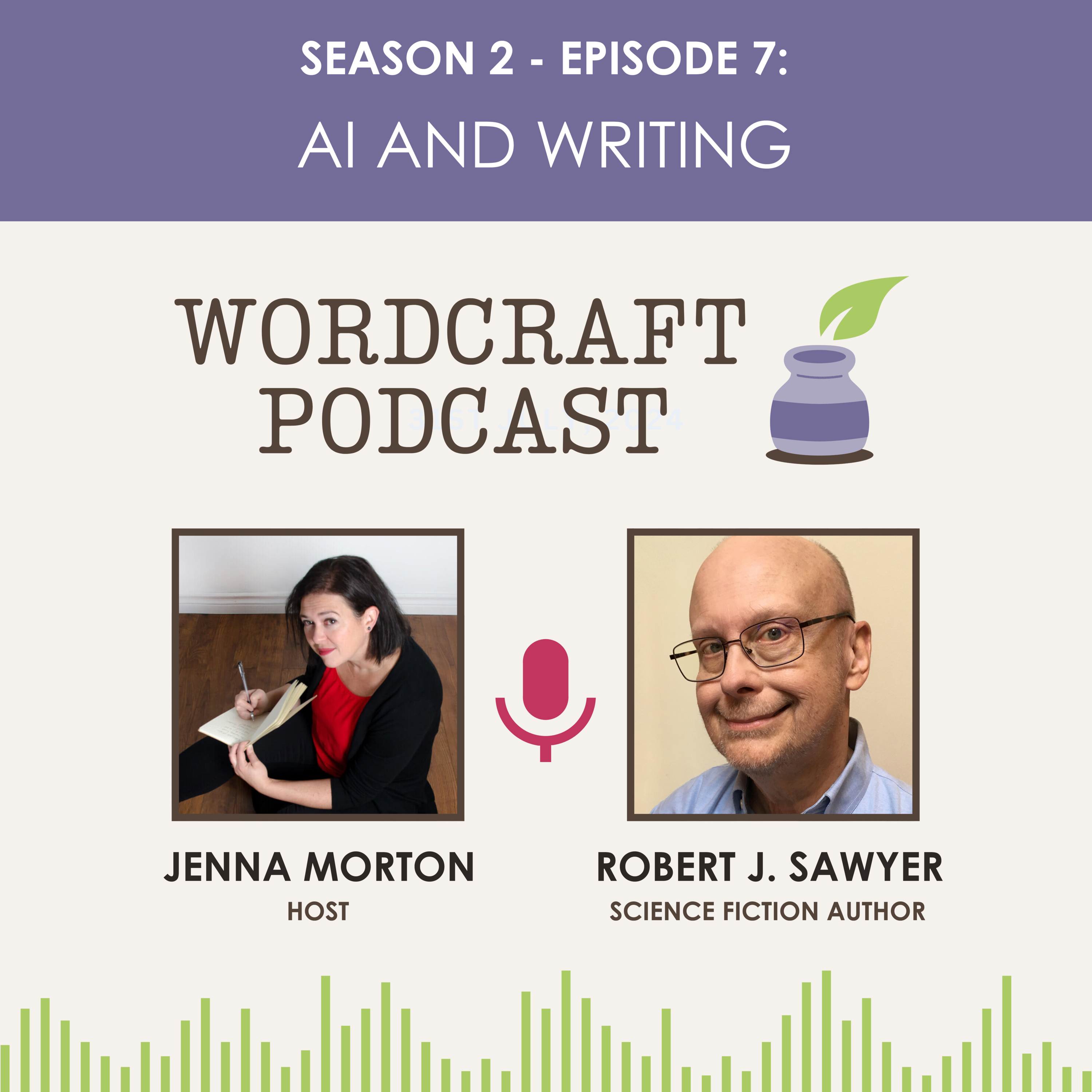 Ai & writing with science-fiction author Robert J. Sawyer episode artwork
