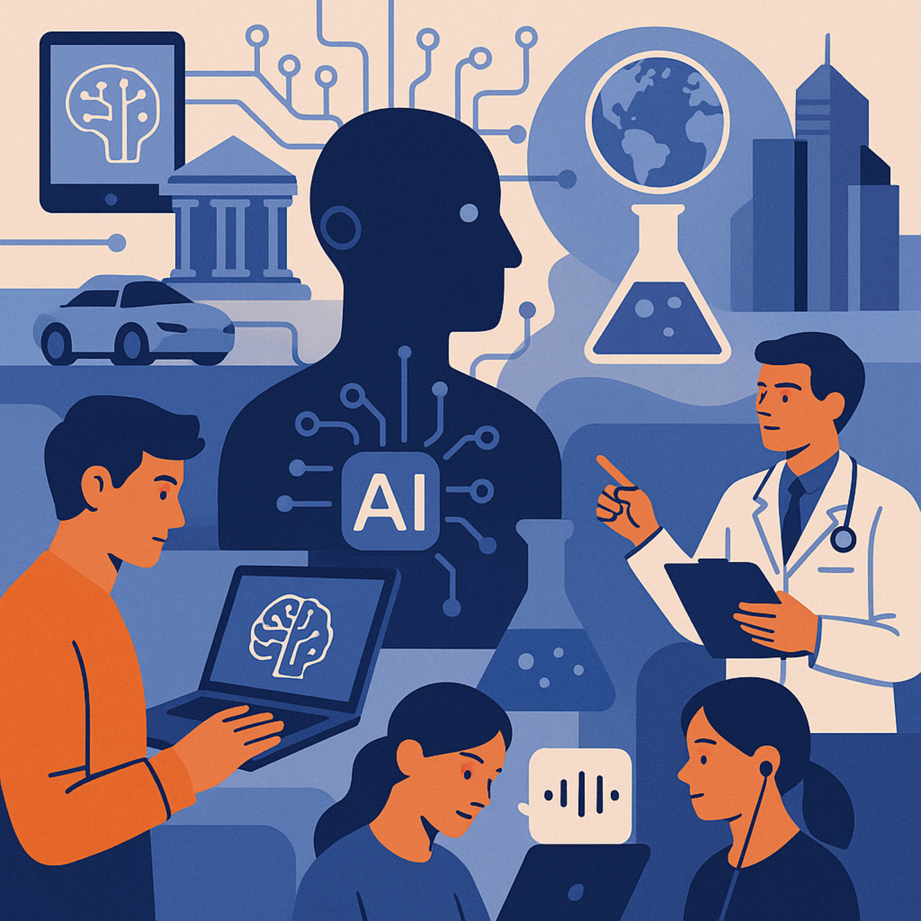 The Future Is Now: How AI Is Transforming Business, Science, and Everyday Life. Y Combinator’s Vision for AI in 2025 episode artwork