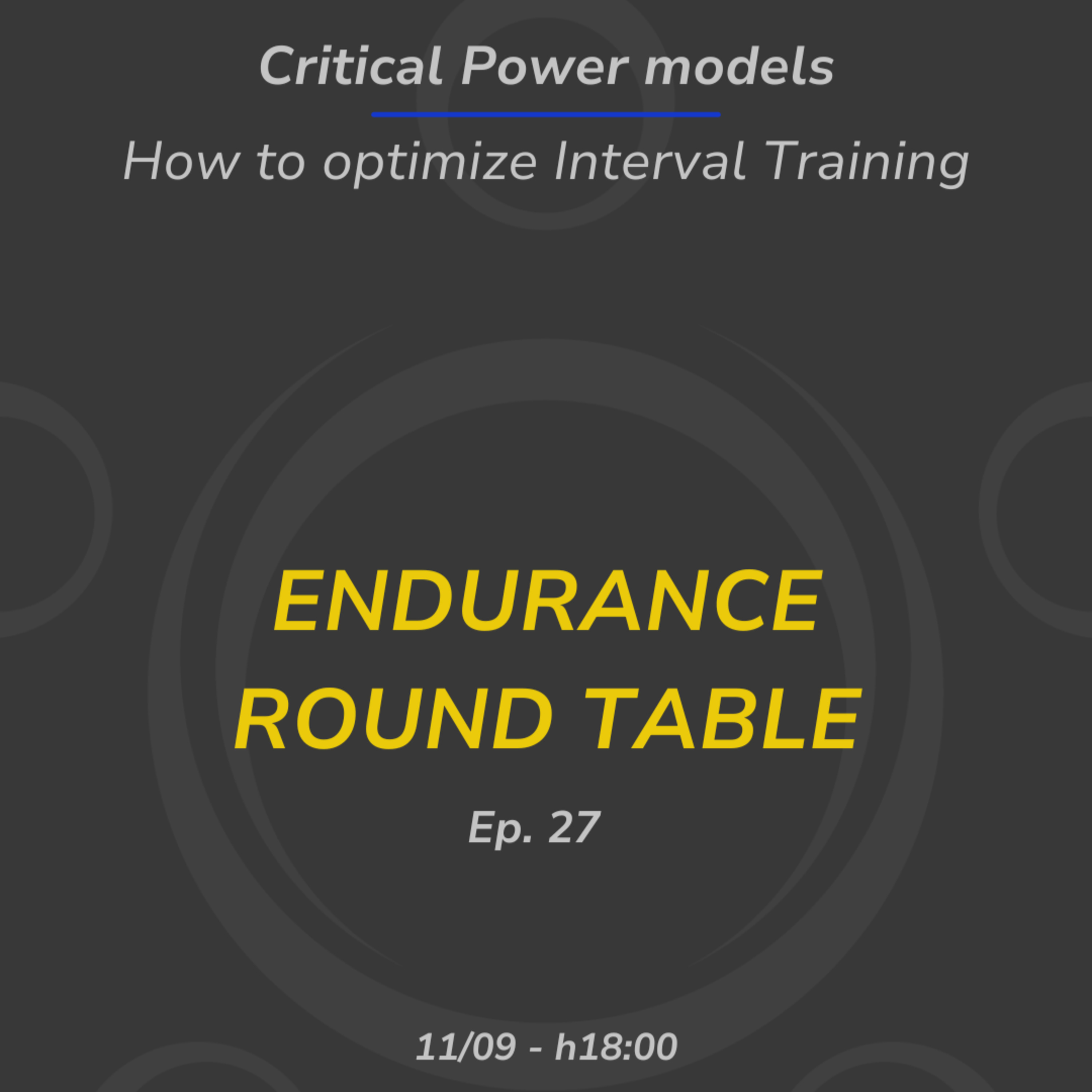 ERT #27 - Critical Power models: How to optimize Interval Training (w/ Alex Welburn) [ENG] episode artwork
