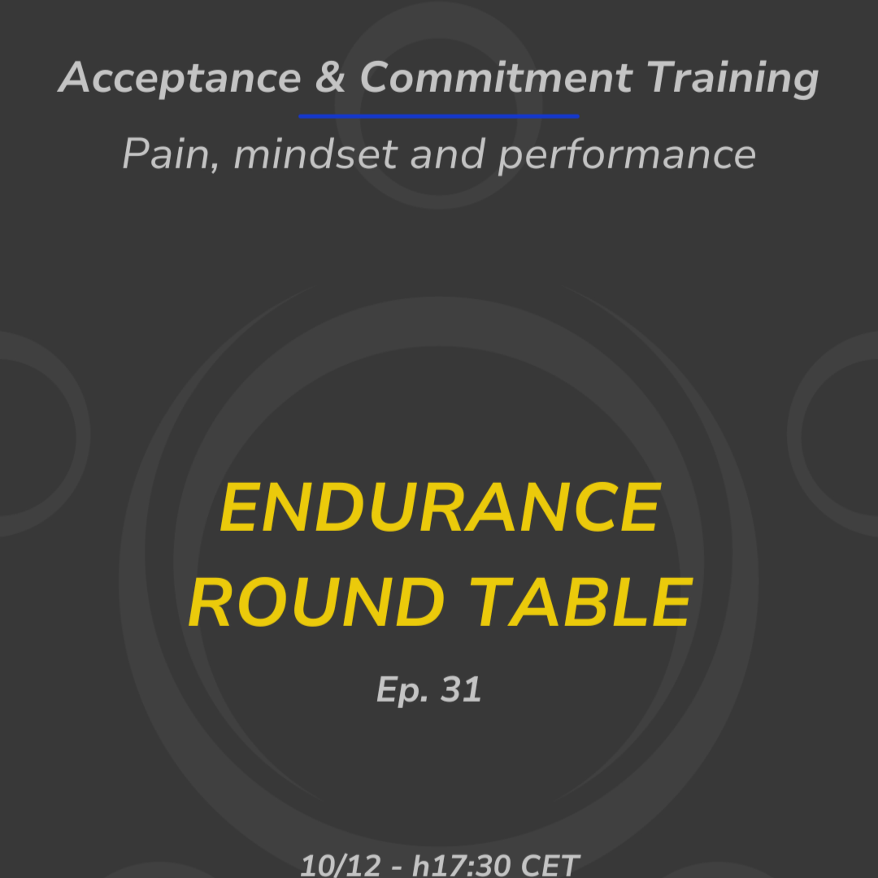 ERT #31 - Acceptance & Commitment Training: Pain, Mindset and Performance (w/ Michele Conrado) episode artwork