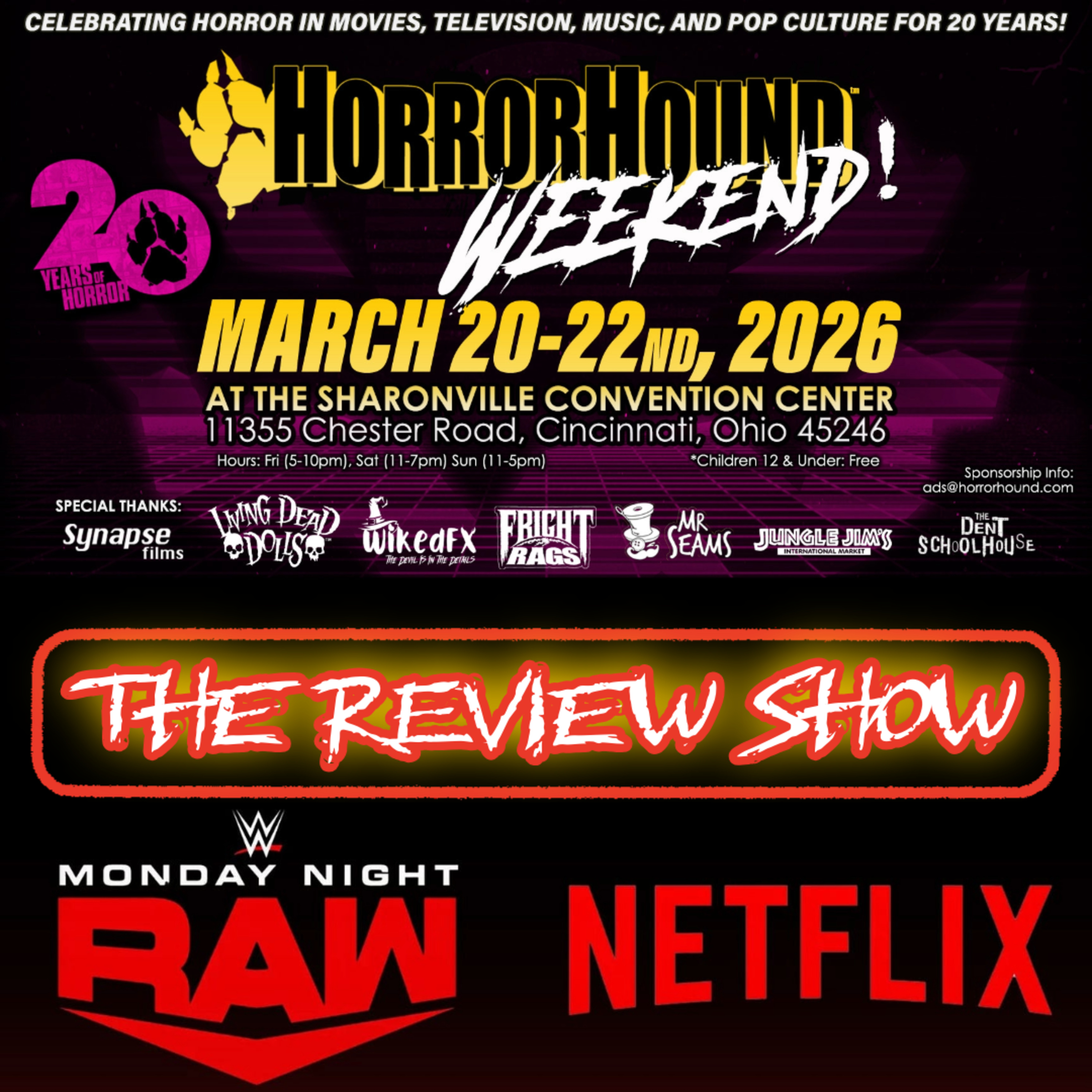 Lito | HorrorHound Weekend 2026 | Sinista1 | WWE Raw Boston