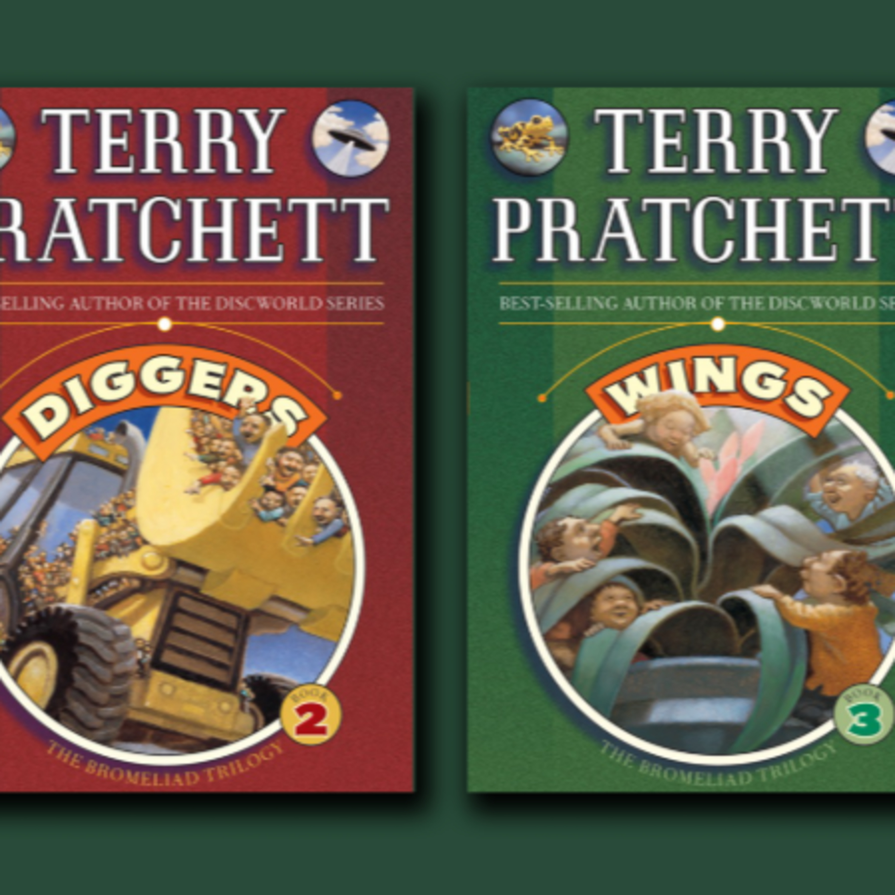 #365: Diggers / Wings by Terry Pratchett (The Bromeliad Trilogy #2 & #3) episode artwork