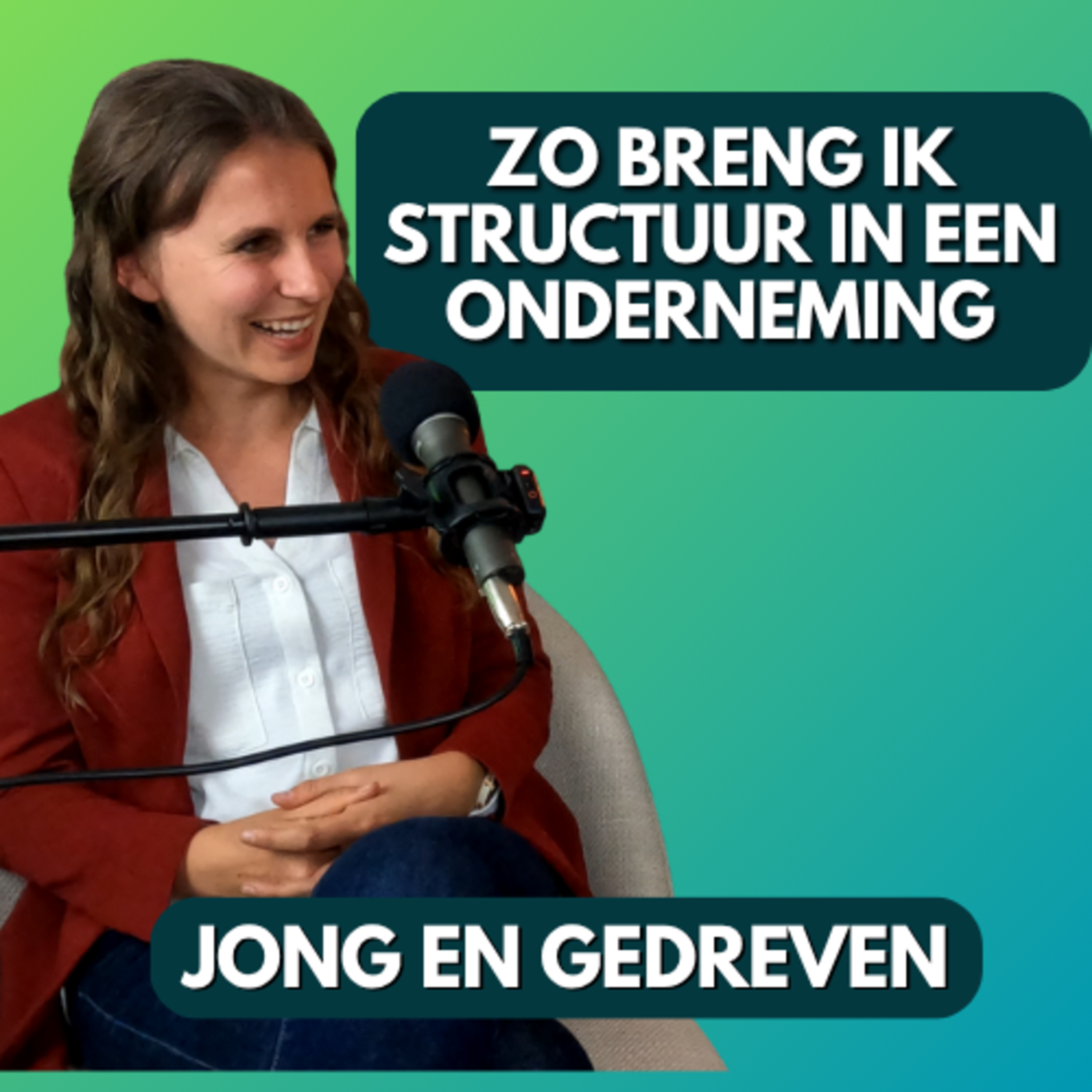 Hoe ik structuur breng in mijn eigen en andere ondernemingen (met AI) - Celine Cuypers van Fit-Design  episode artwork