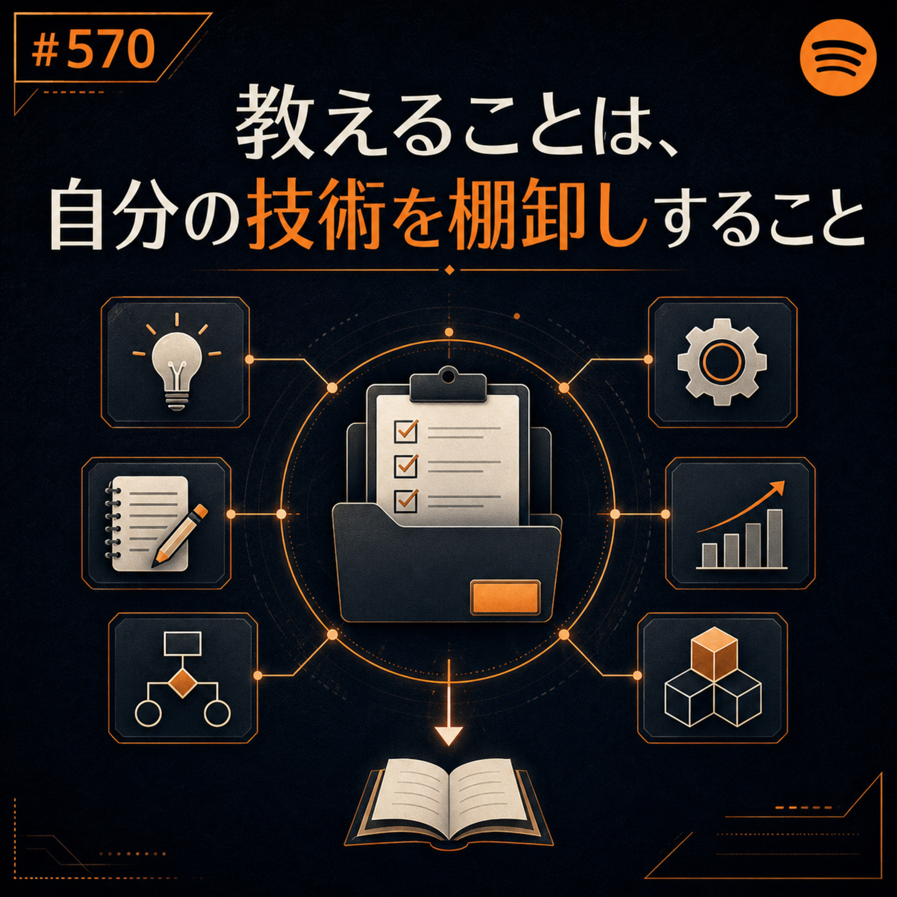 #570 教えることは自分の技術を棚卸しすること episode artwork