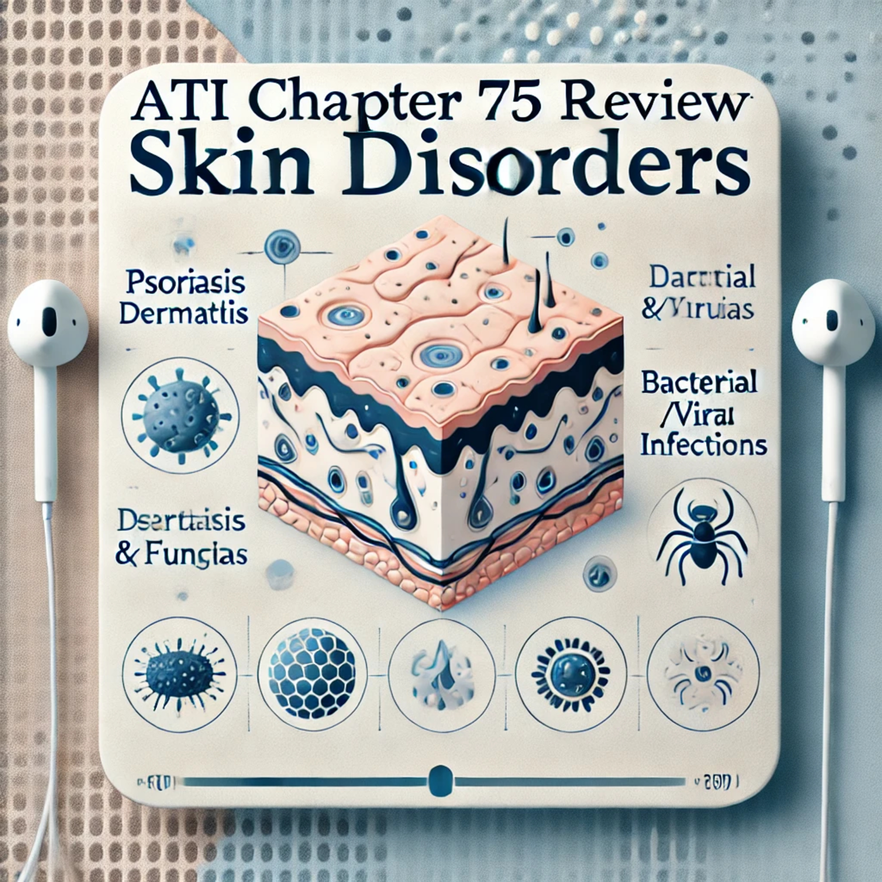 ATI MedSurg Chapter 75 Review: Skin Disorders episode artwork