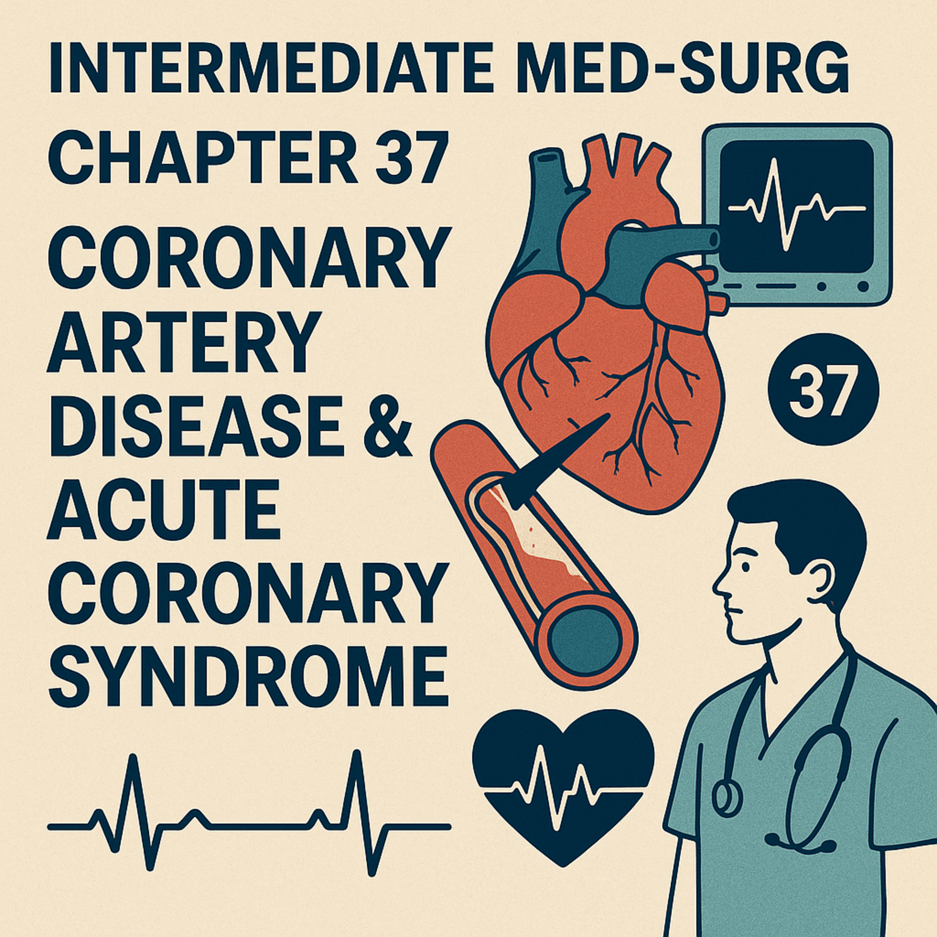 Intermediate Med-Surg: Chapter 37 – Coronary Artery Disease & Acute Coronary Syndrome episode artwork