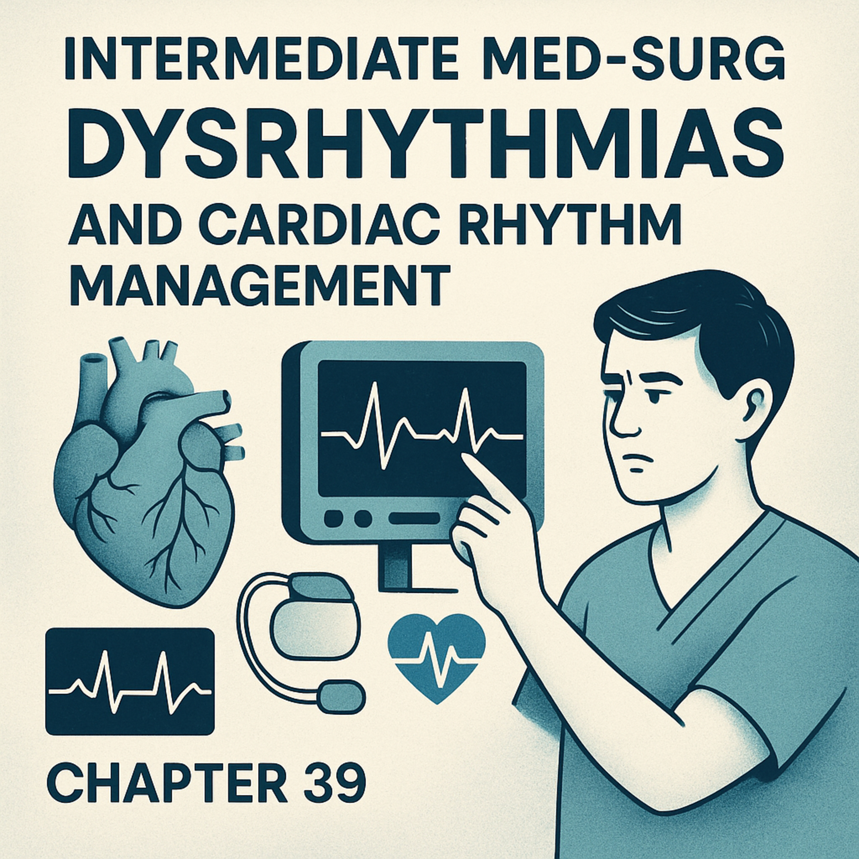 Intermediate Med-Surg: Chapter 39 – Dysrhythmias and Cardiac Rhythm Management episode artwork