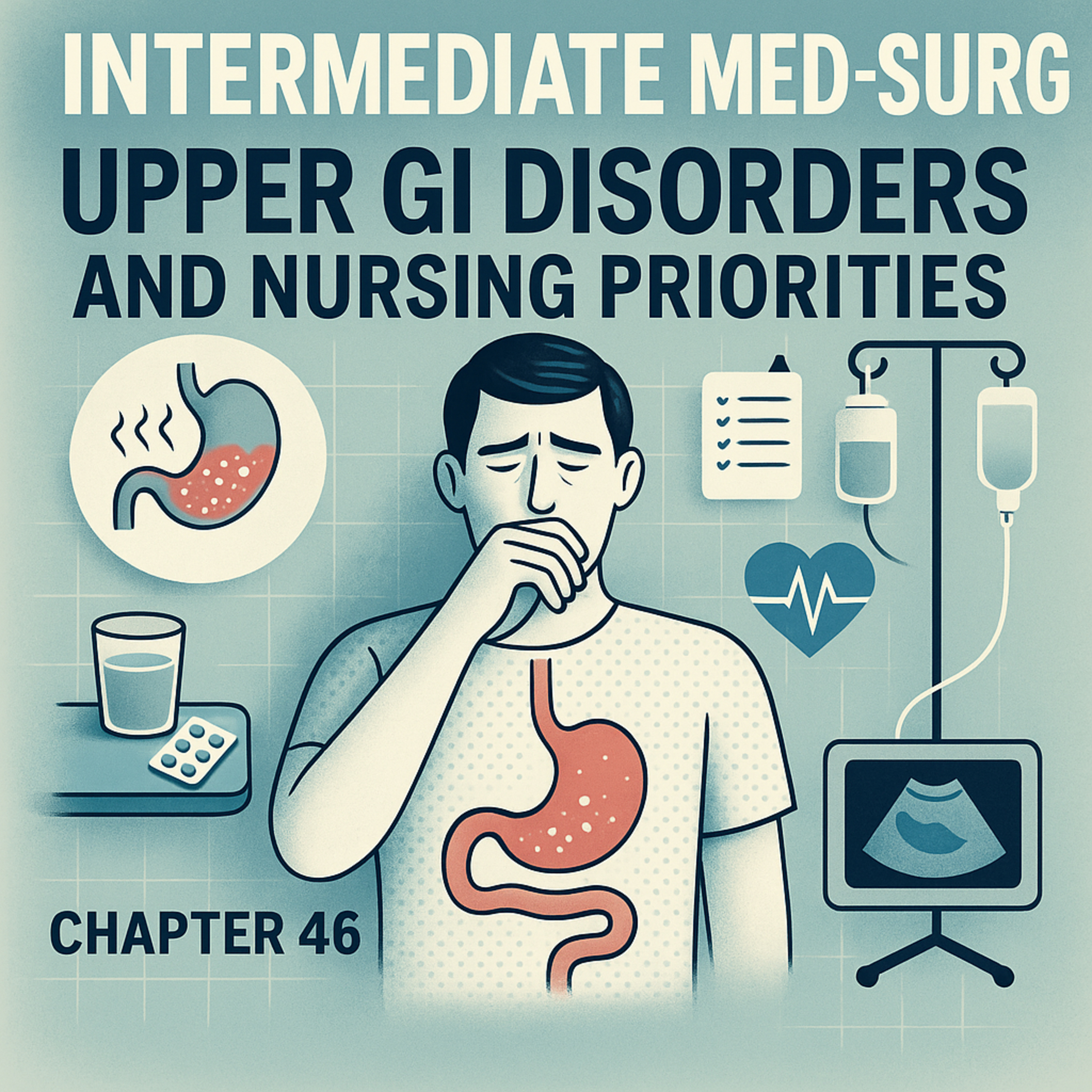 Intermediate Med-Surg: Chapter 46 – Upper GI Disorders and Nursing Priorities episode artwork
