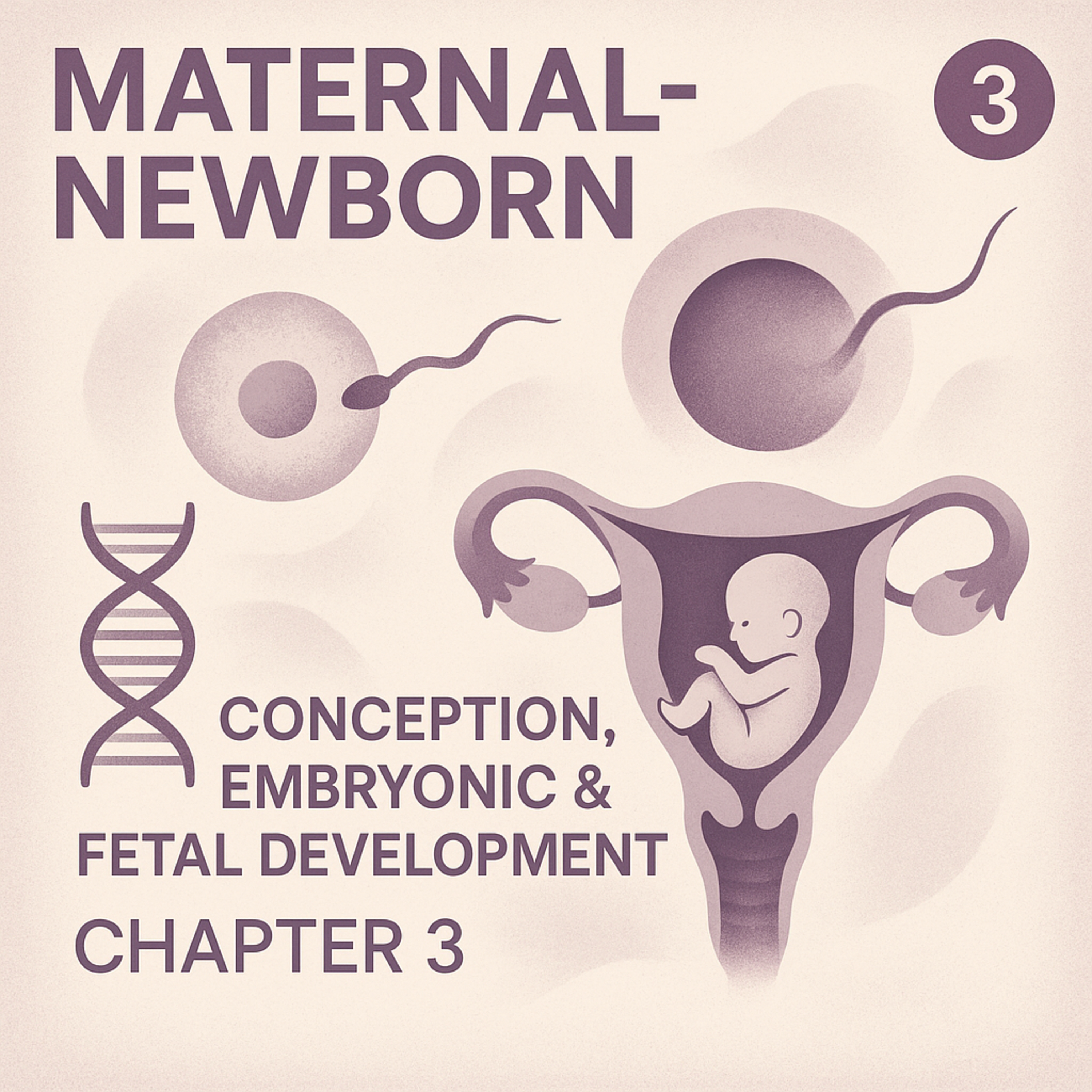 Maternal-Newborn: Chapter 3 – Conception, Embryonic & Fetal Development episode artwork