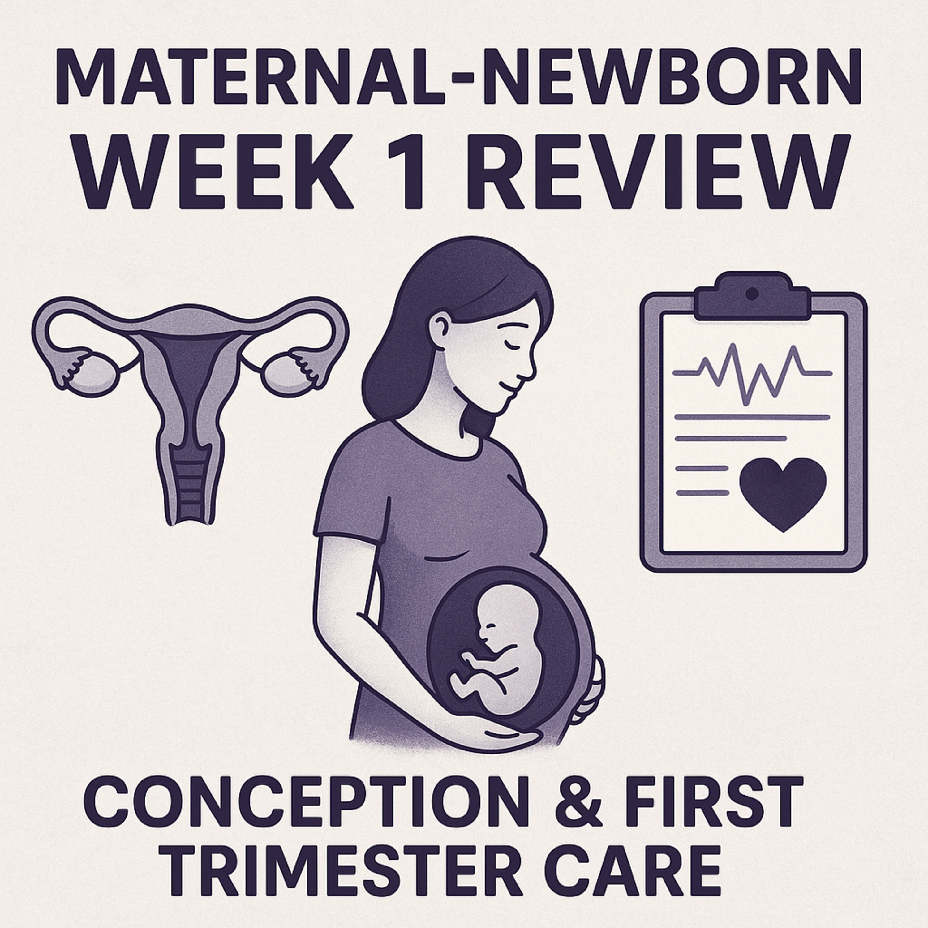 Maternal-Newborn: Week 1 Review – Conception to First Trimester Care episode artwork
