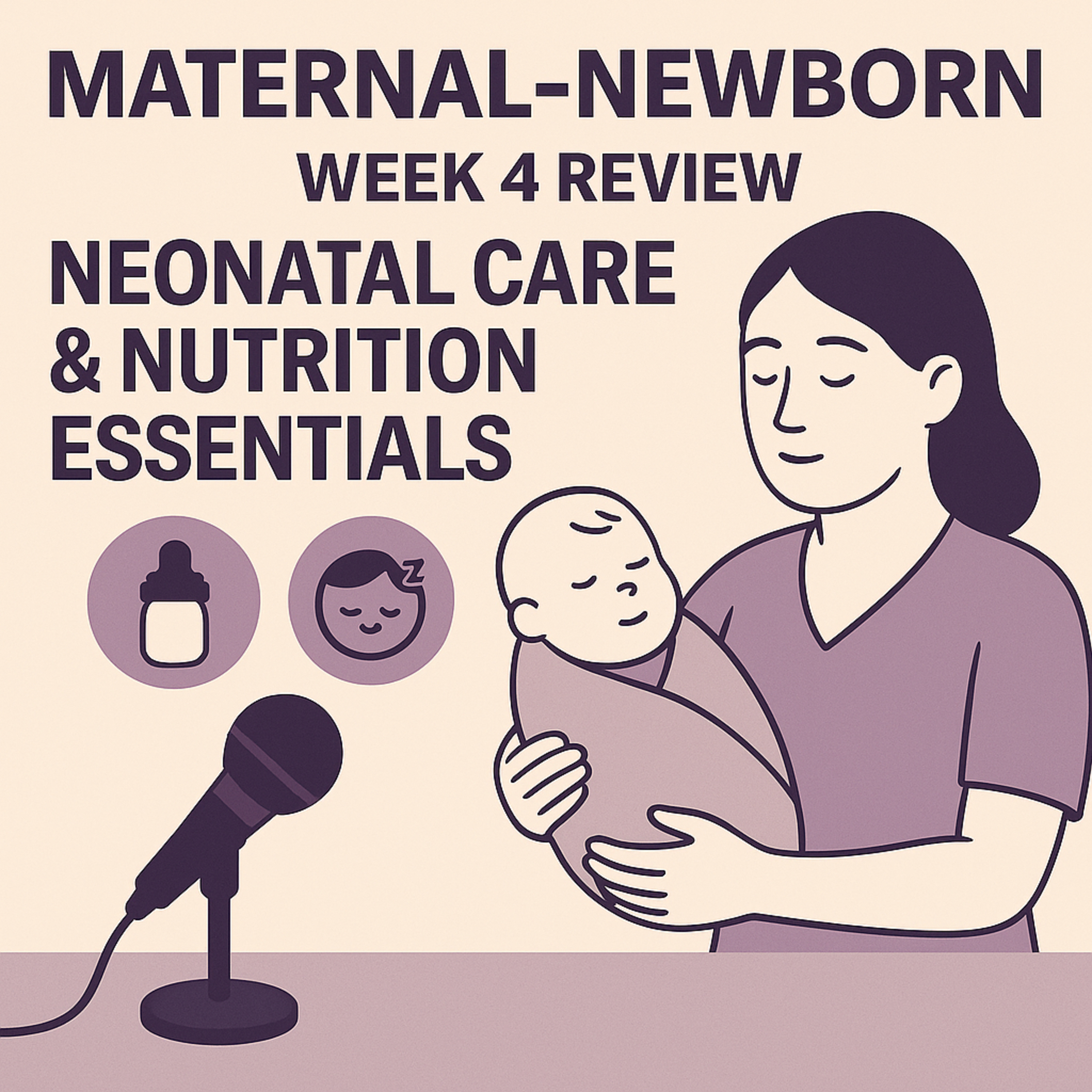 Maternal-Newborn: Week 4 Review – Neonatal Care & Nutrition Essentials episode artwork